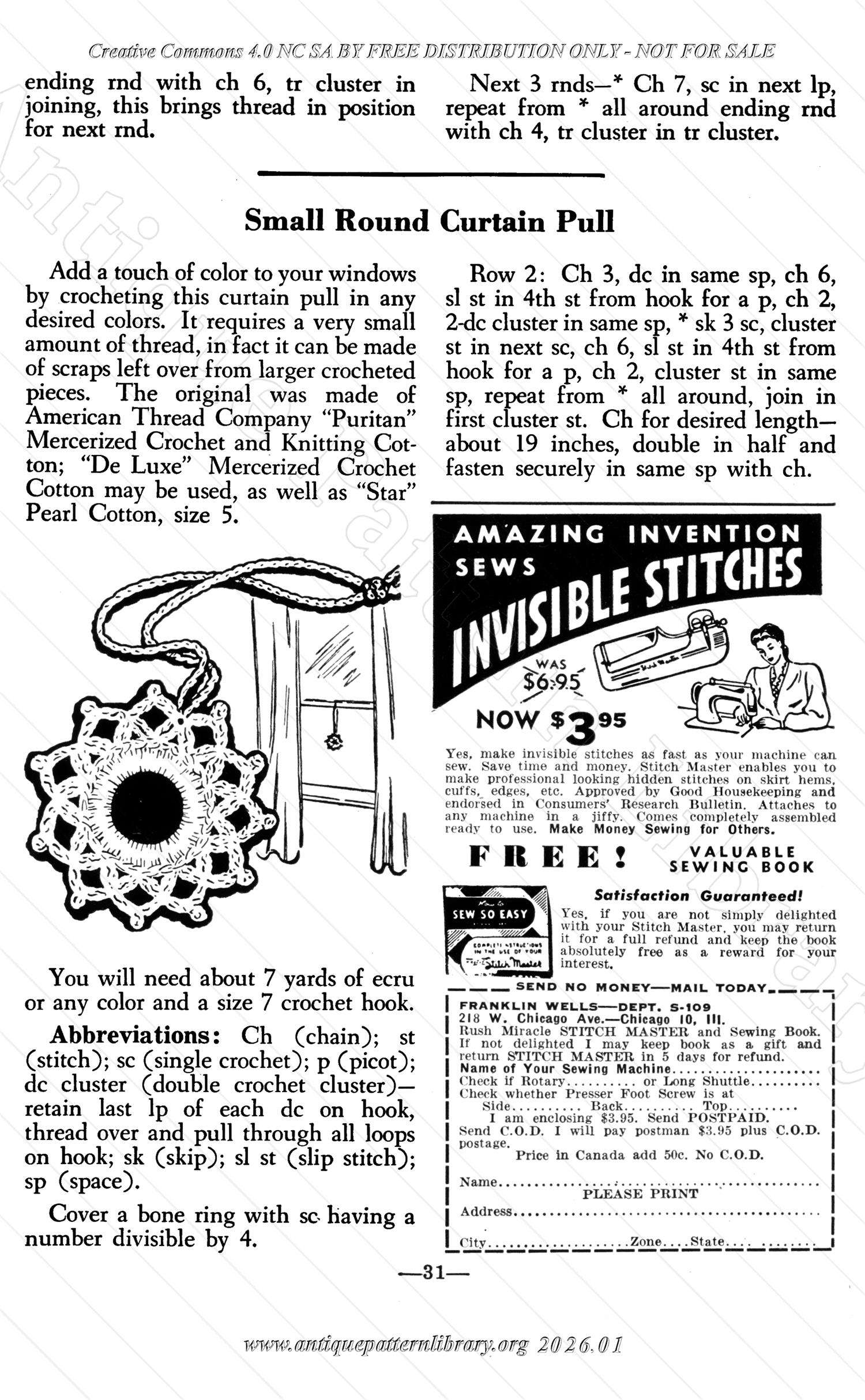 I-WB156 The Workbasket Volume 15 March 1950 No. 6