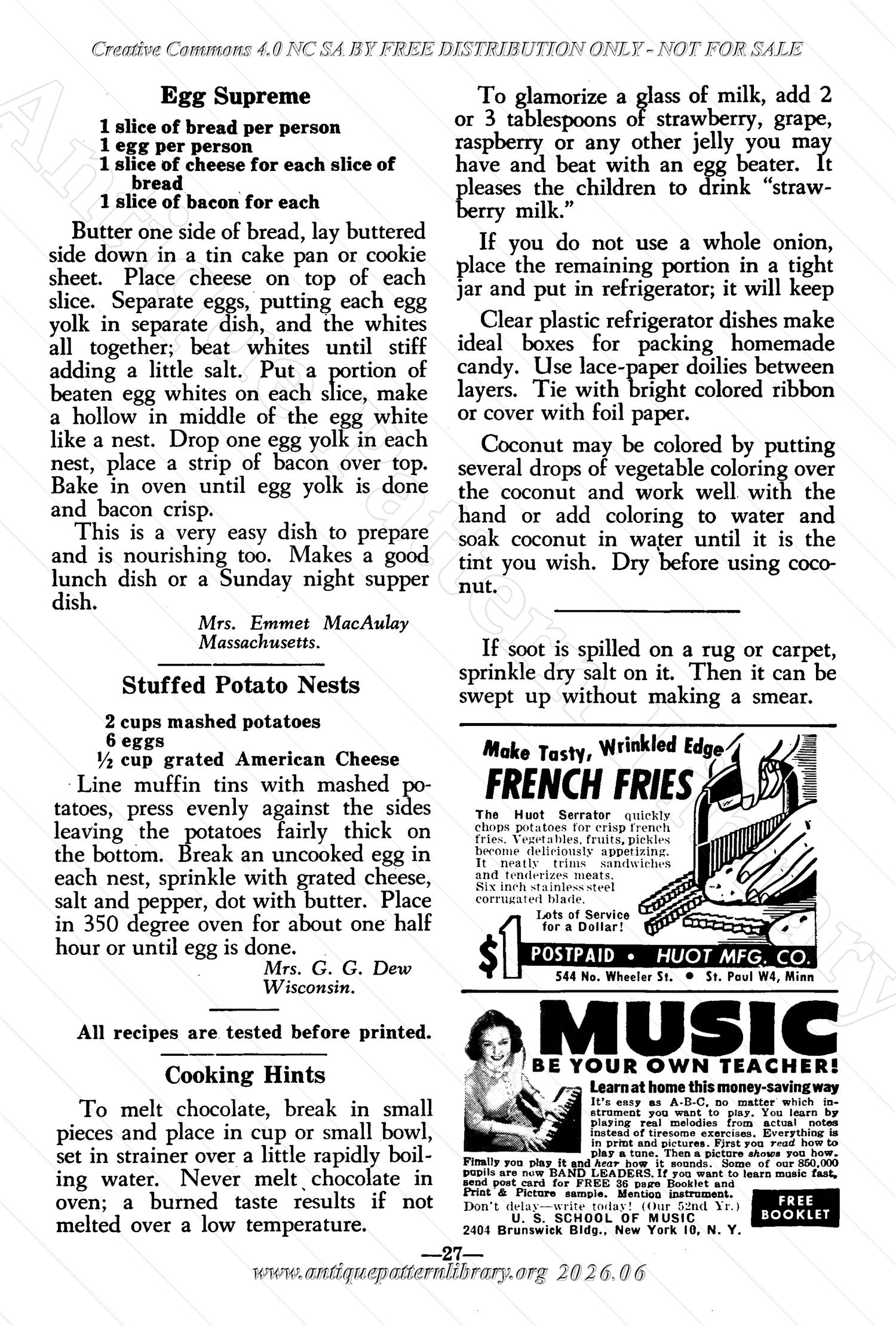 I-WB157 The Workbasket Volume 15 April 1950 No. 7