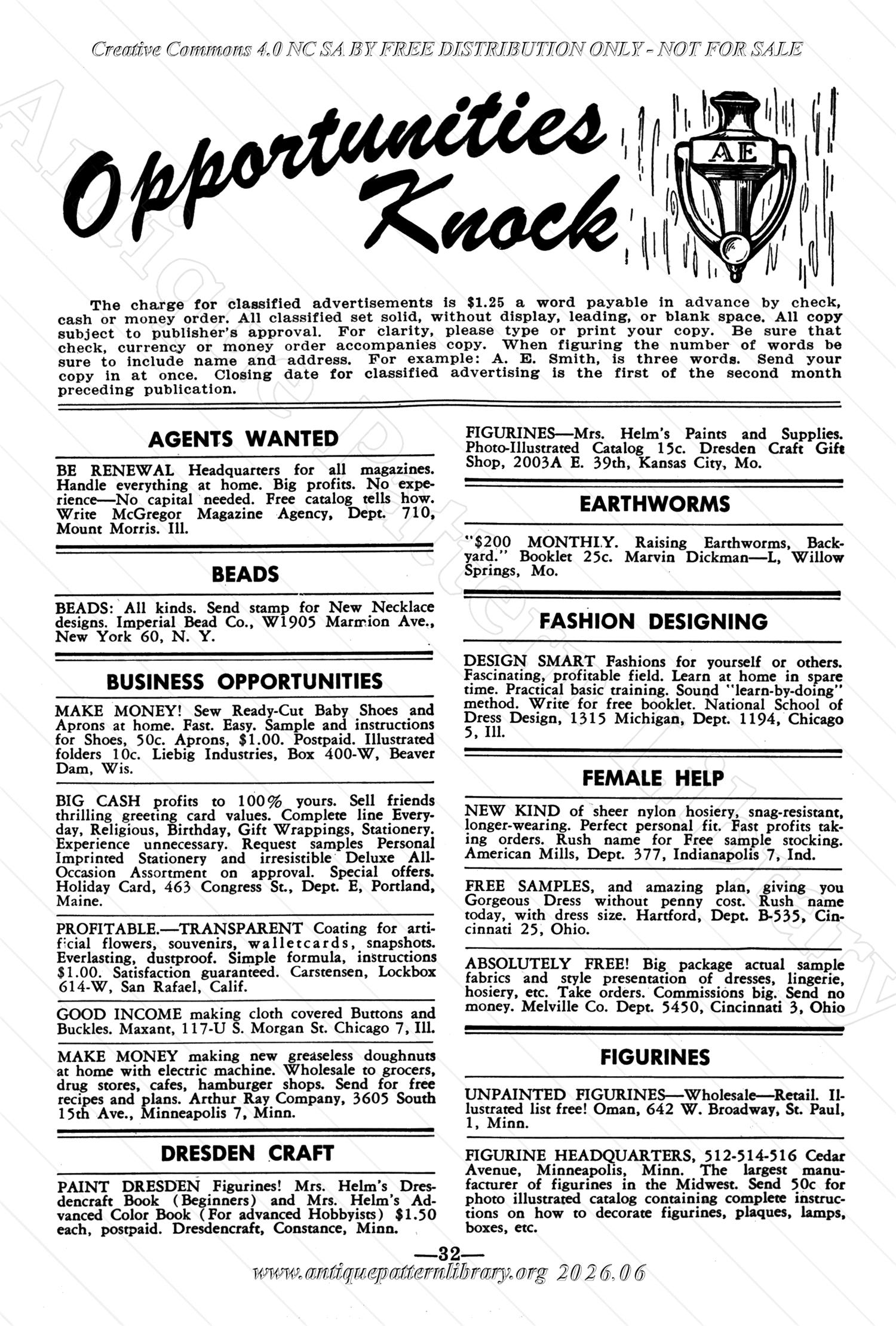 I-WB157 The Workbasket Volume 15 April 1950 No. 7