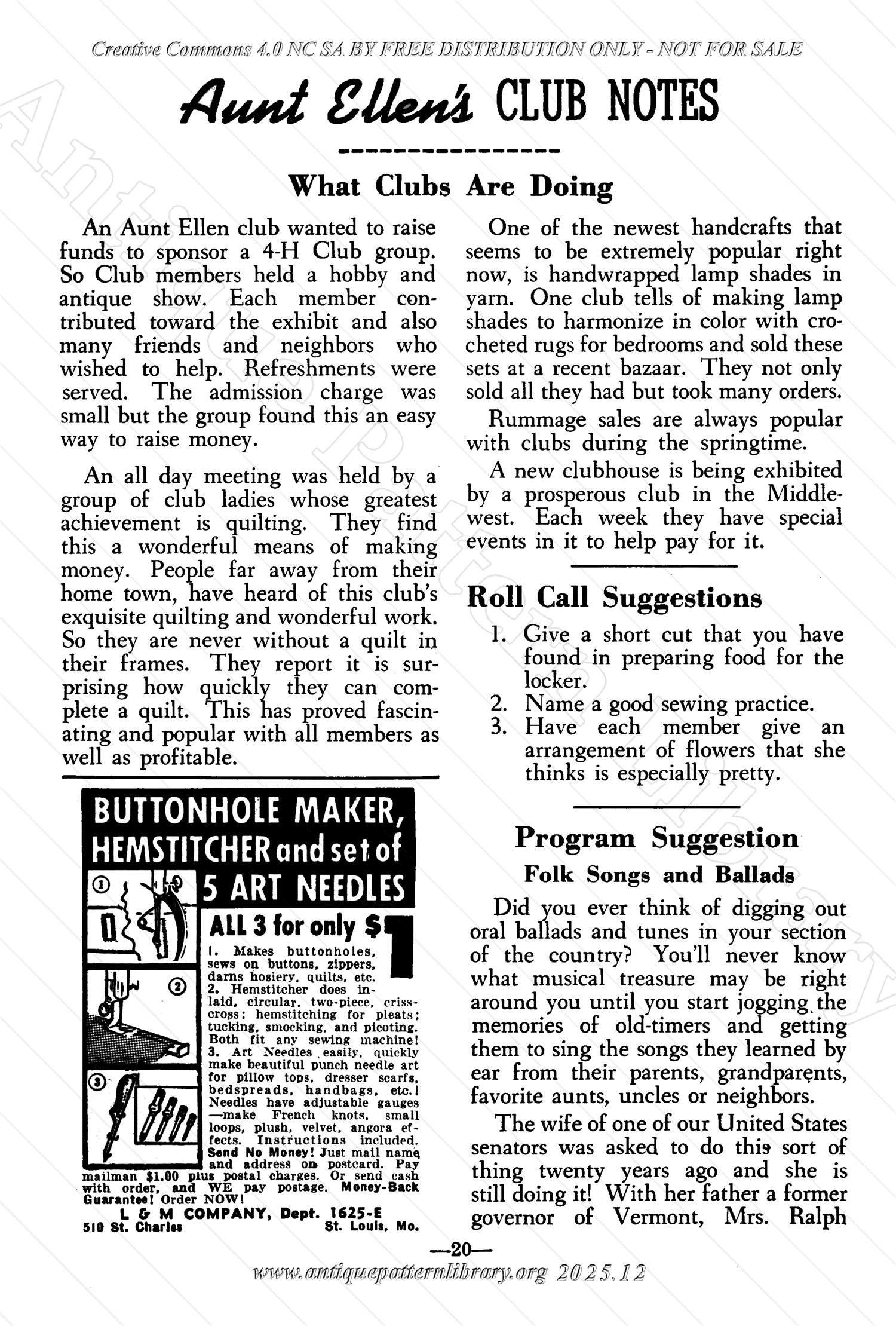 I-WB158 The Workbasket Volume 15 May 1950 No. 8