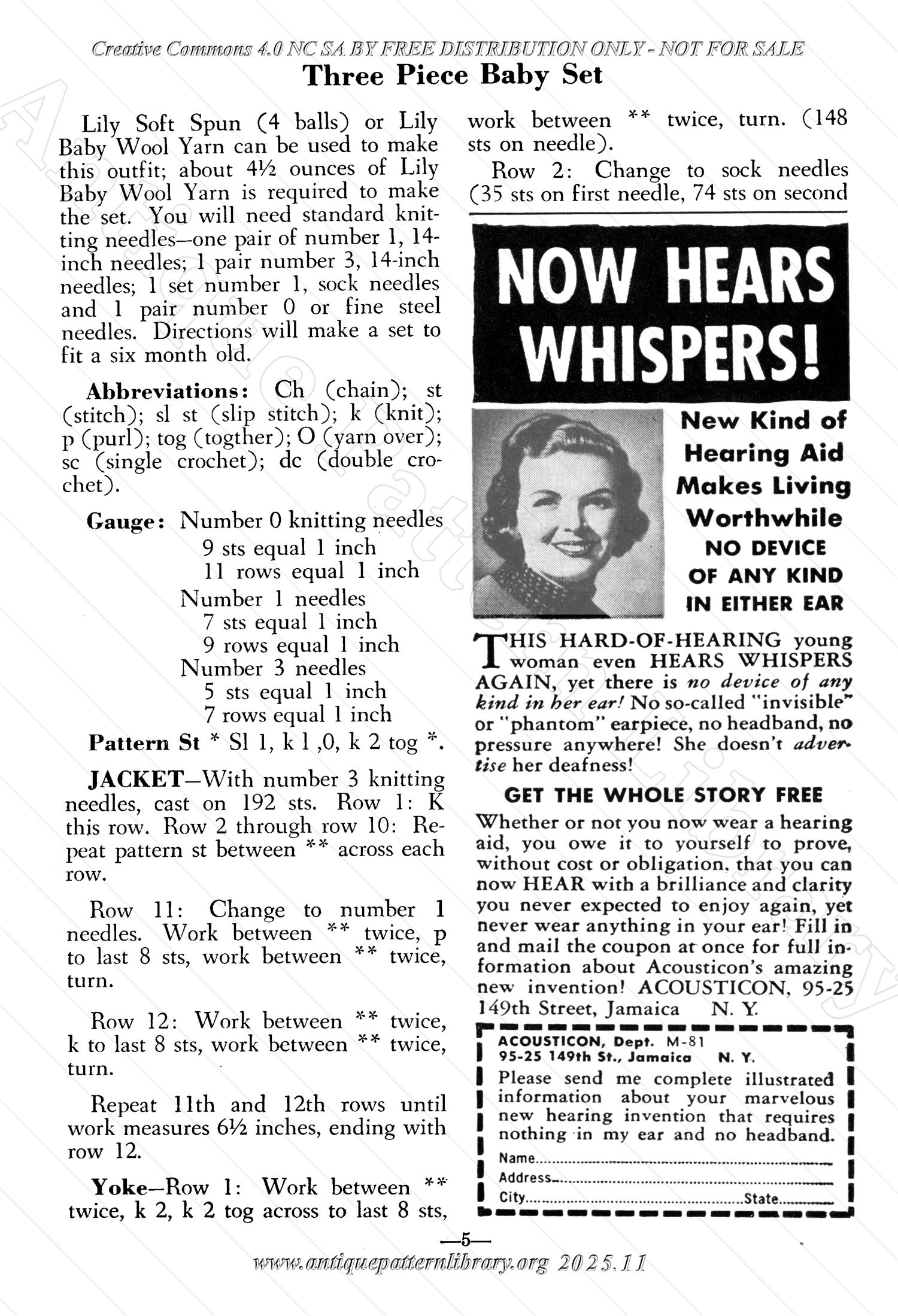 I-WB15B The Workbasket Volume 15 August 1950 No. 11