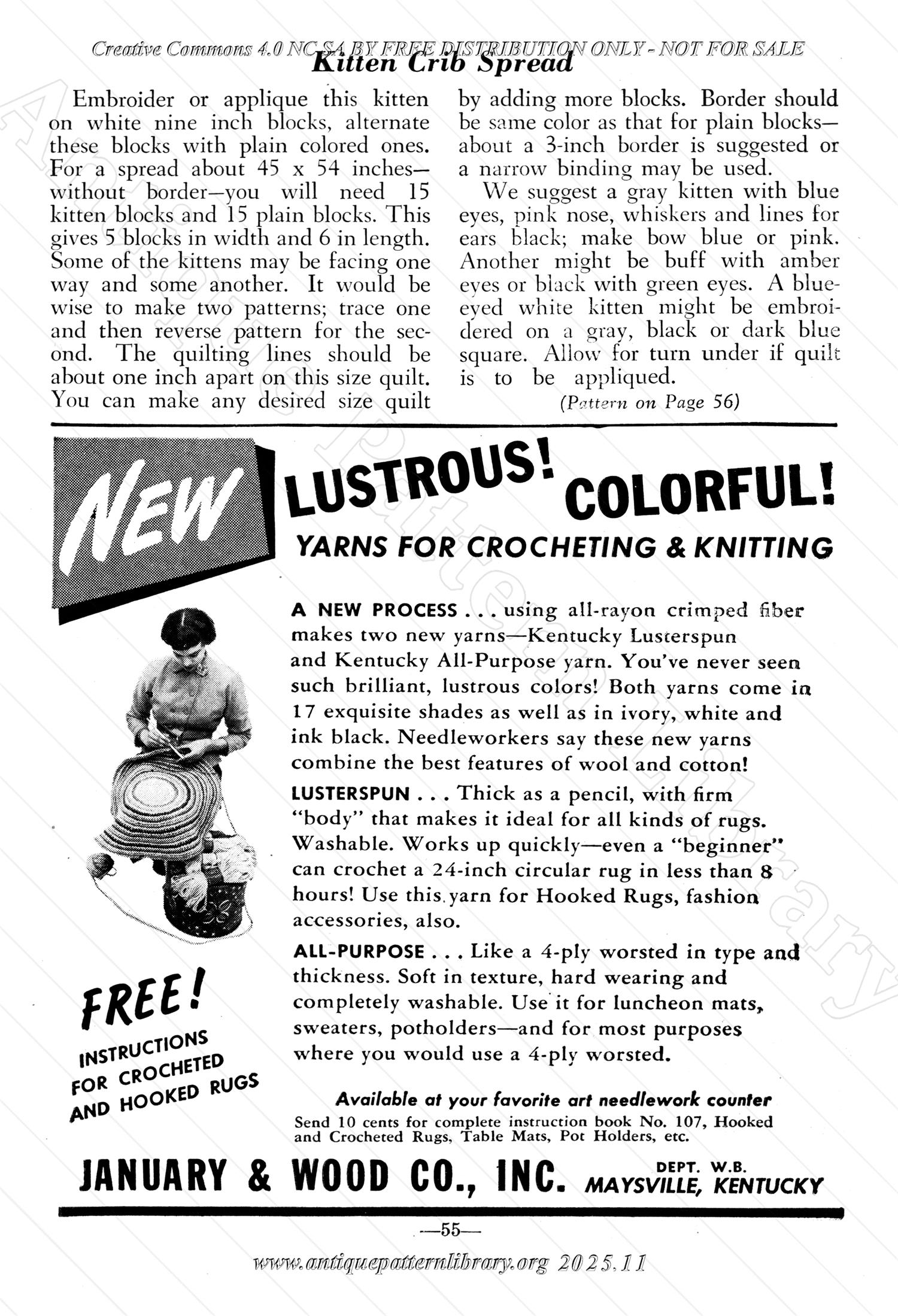 I-WB15B The Workbasket Volume 15 August 1950 No. 11