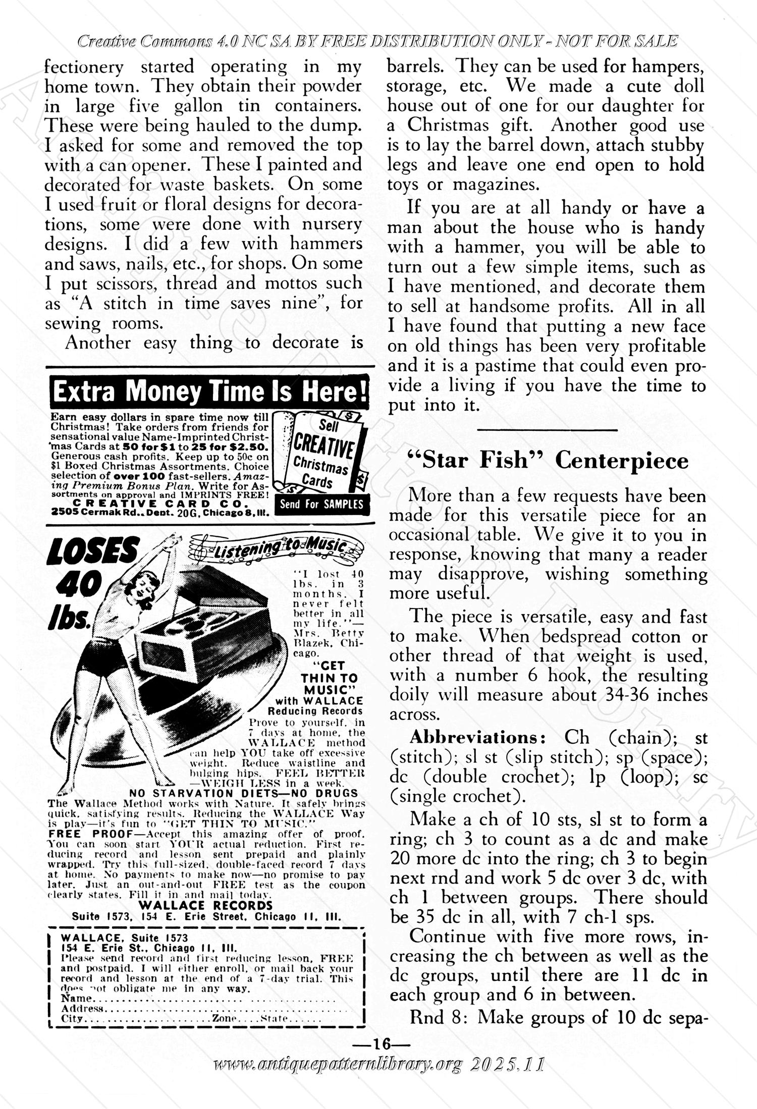 I-WB15C The Workbasket Volume 15 September 1950 No. 12