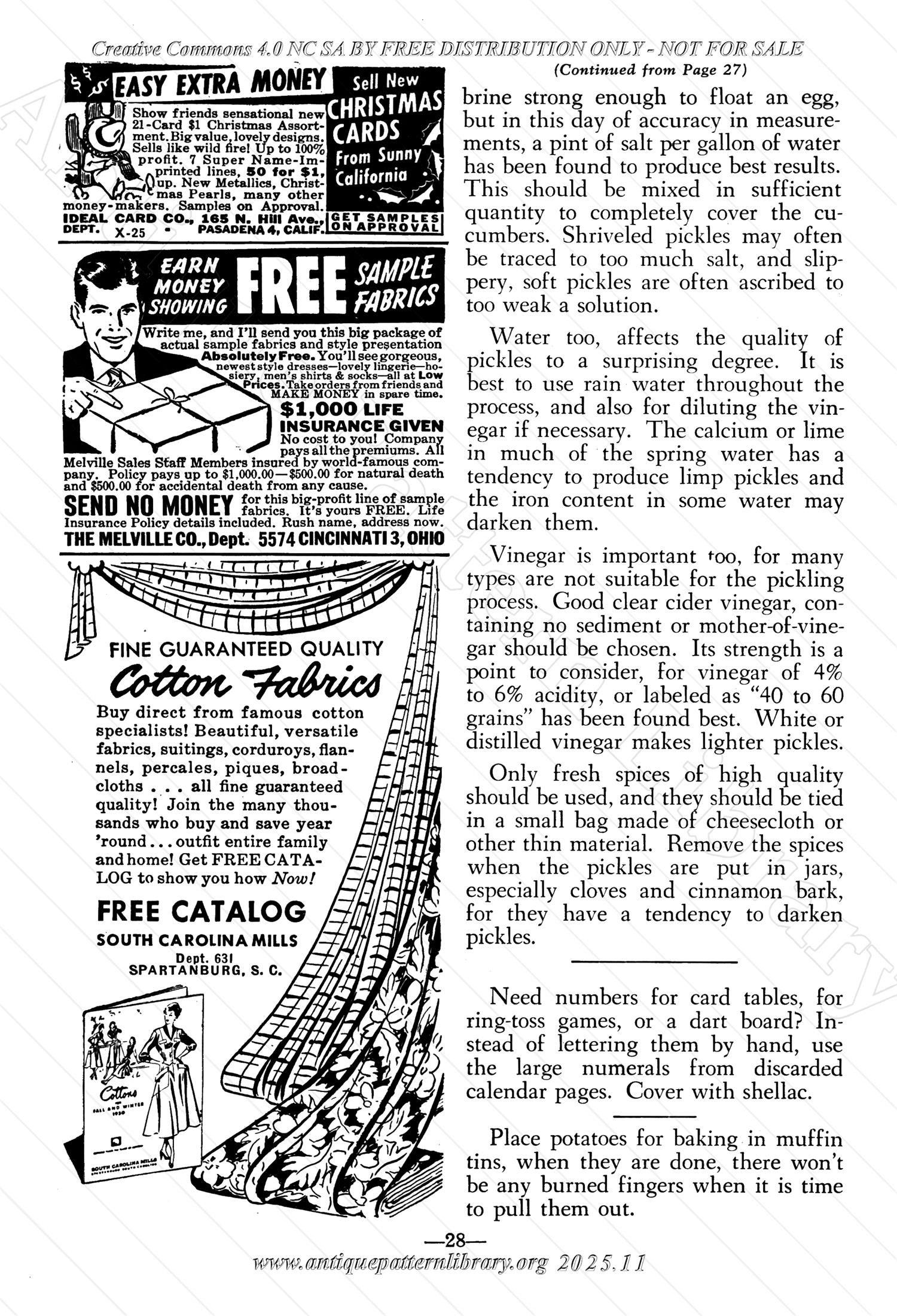 I-WB15C The Workbasket Volume 15 September 1950 No. 12