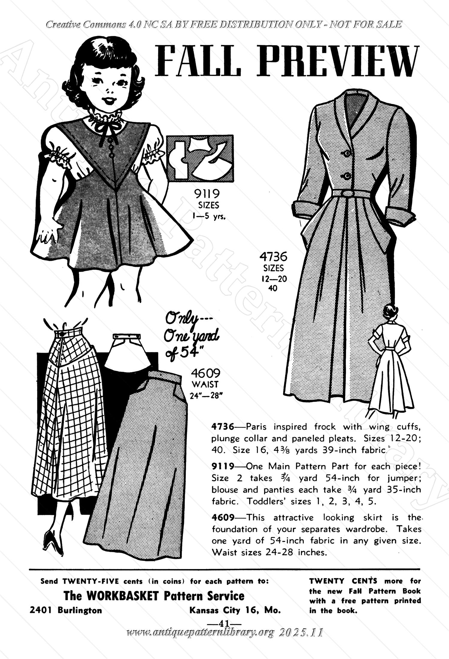 I-WB15C The Workbasket Volume 15 September 1950 No. 12