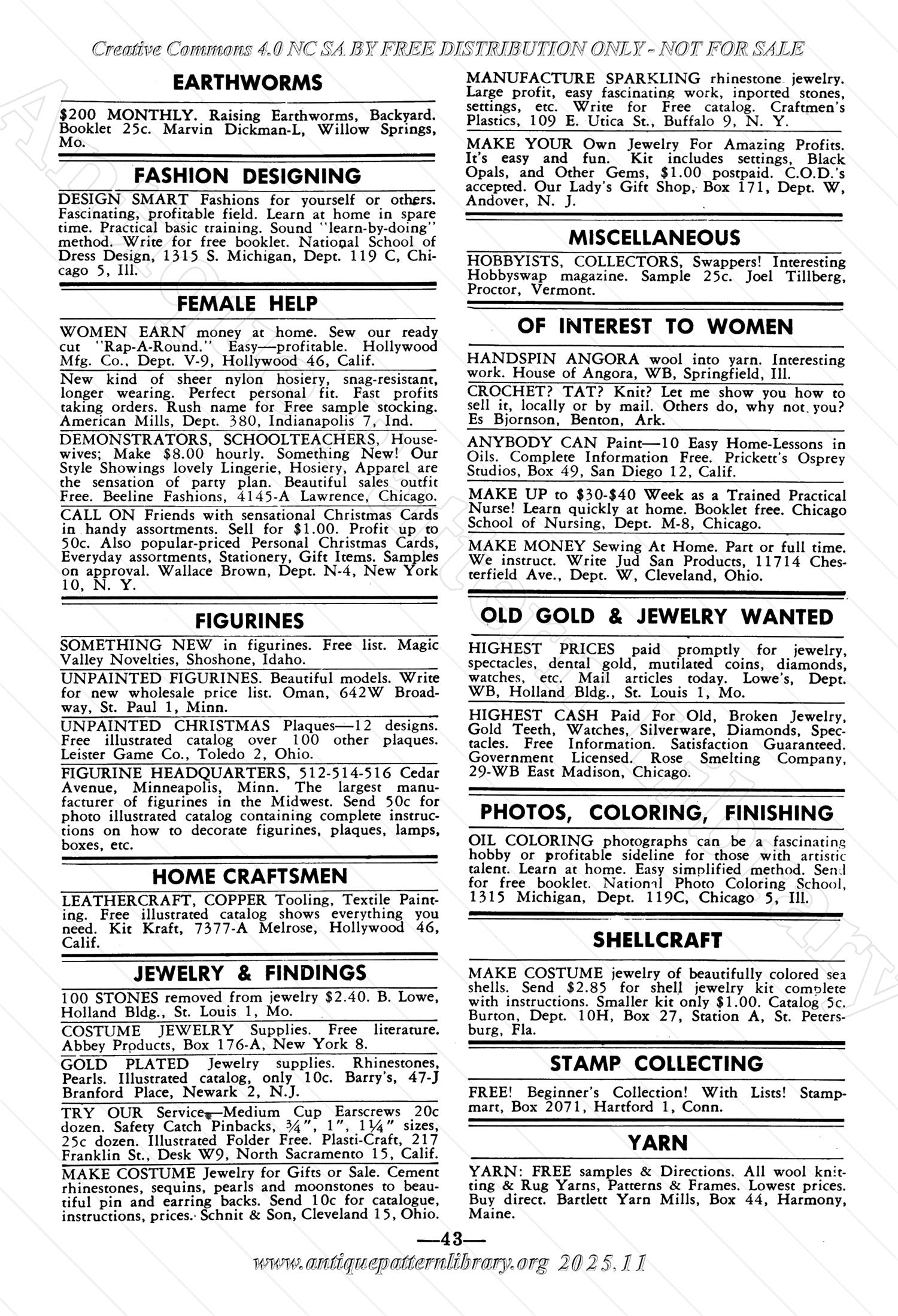 I-WB15C The Workbasket Volume 15 September 1950 No. 12