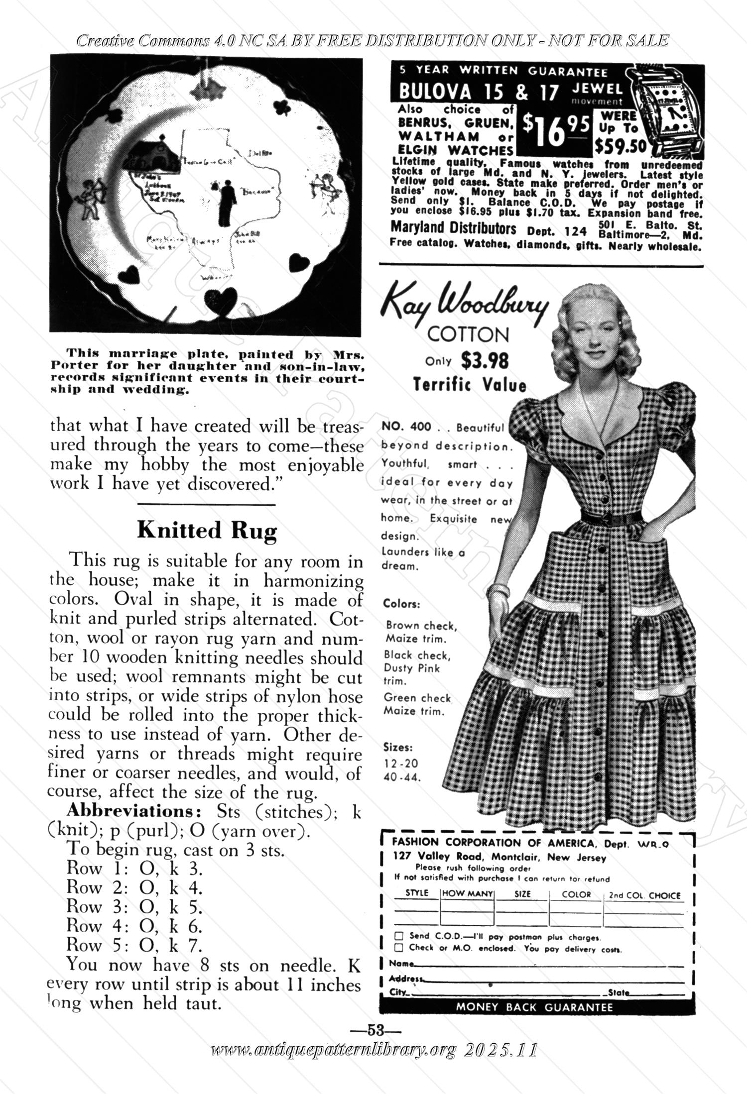 I-WB15C The Workbasket Volume 15 September 1950 No. 12