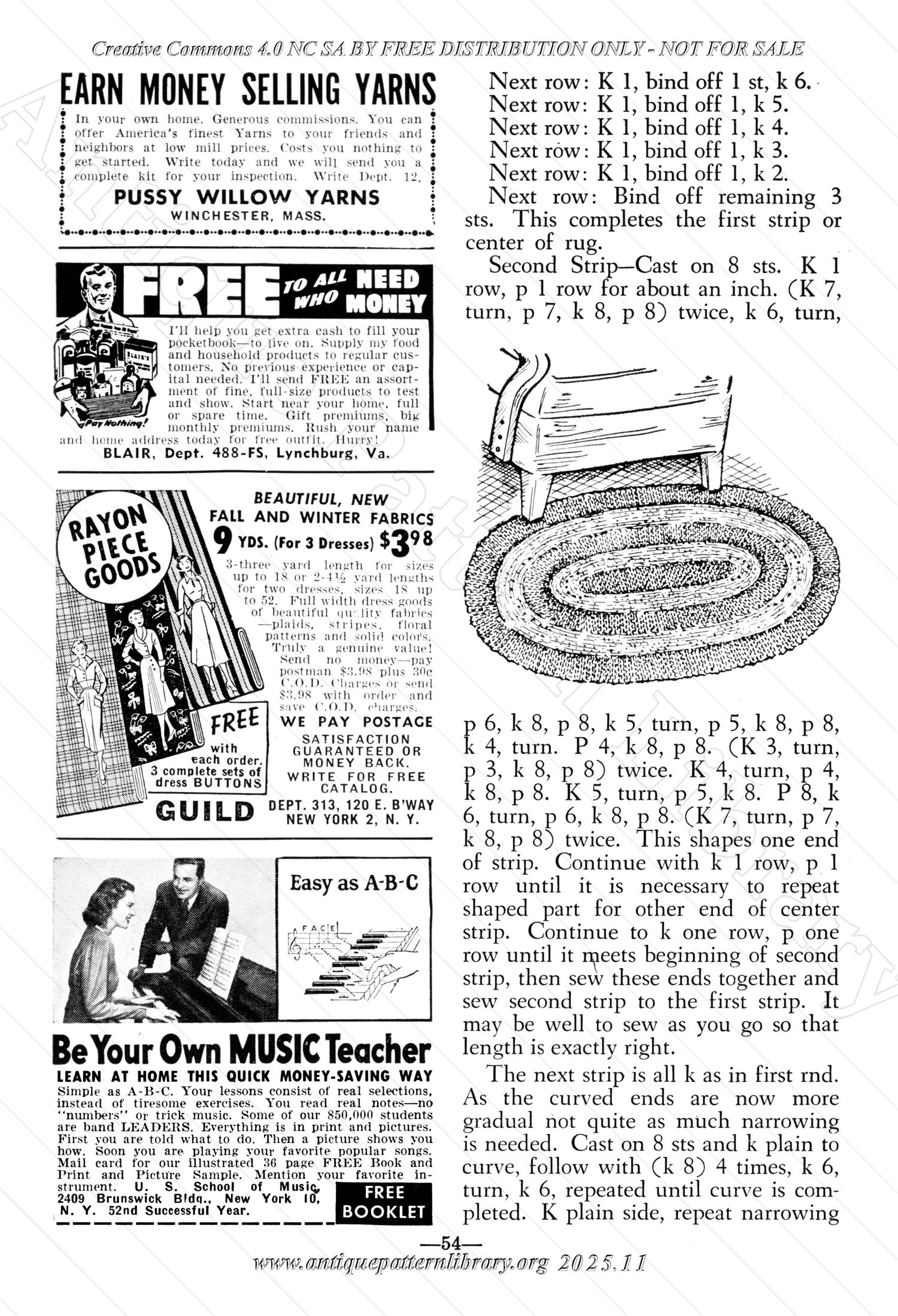 I-WB15C The Workbasket Volume 15 September 1950 No. 12