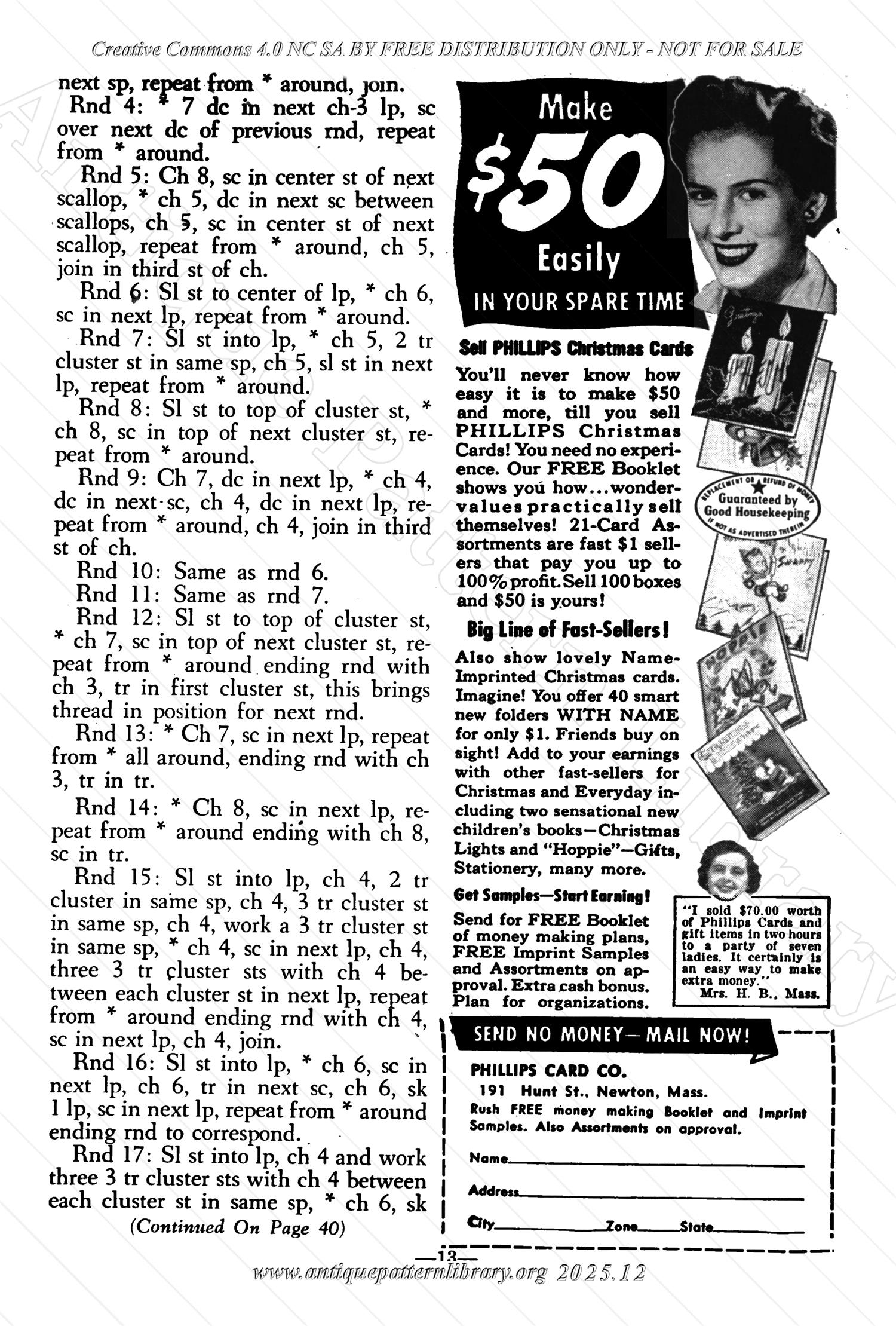 I-WB171f The Workbasket Volume 17 - October 1951 - No. 1