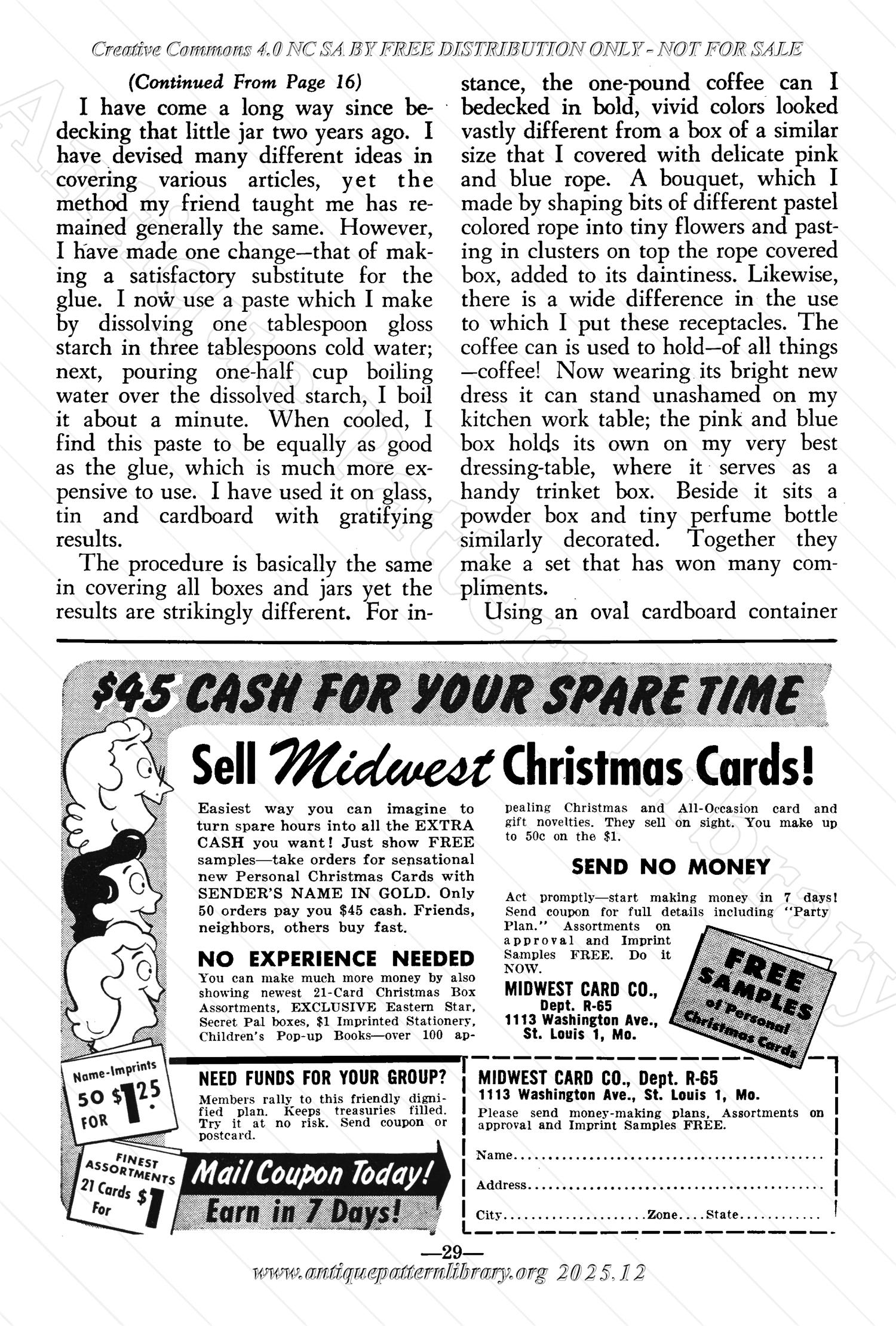 I-WB171f The Workbasket Volume 17 - October 1951 - No. 1