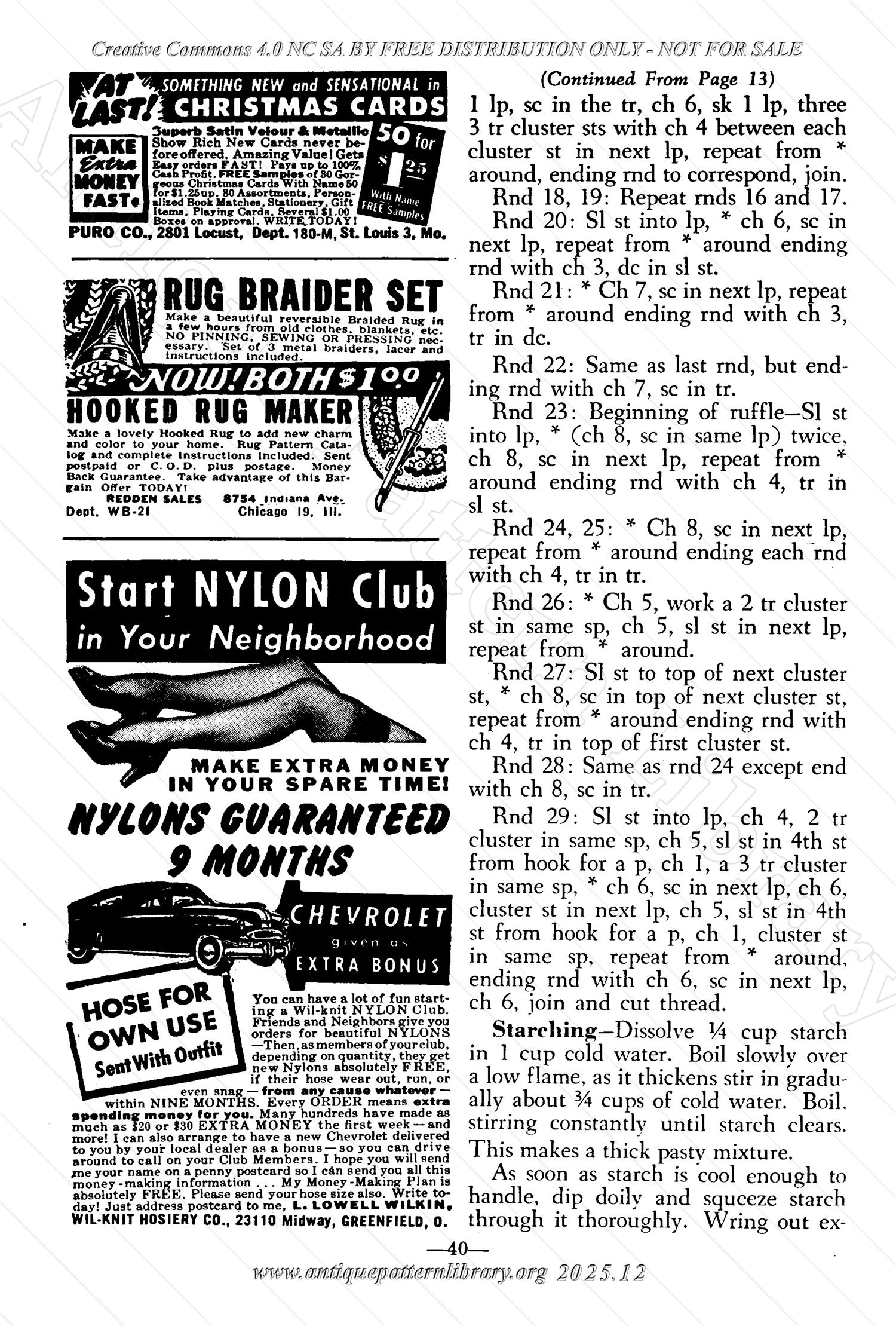 I-WB171f The Workbasket Volume 17 - October 1951 - No. 1