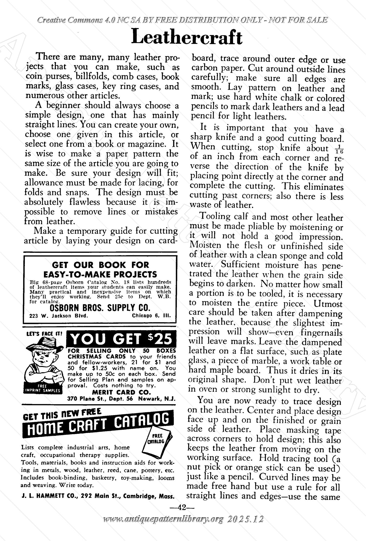 I-WB171f The Workbasket Volume 17 - October 1951 - No. 1