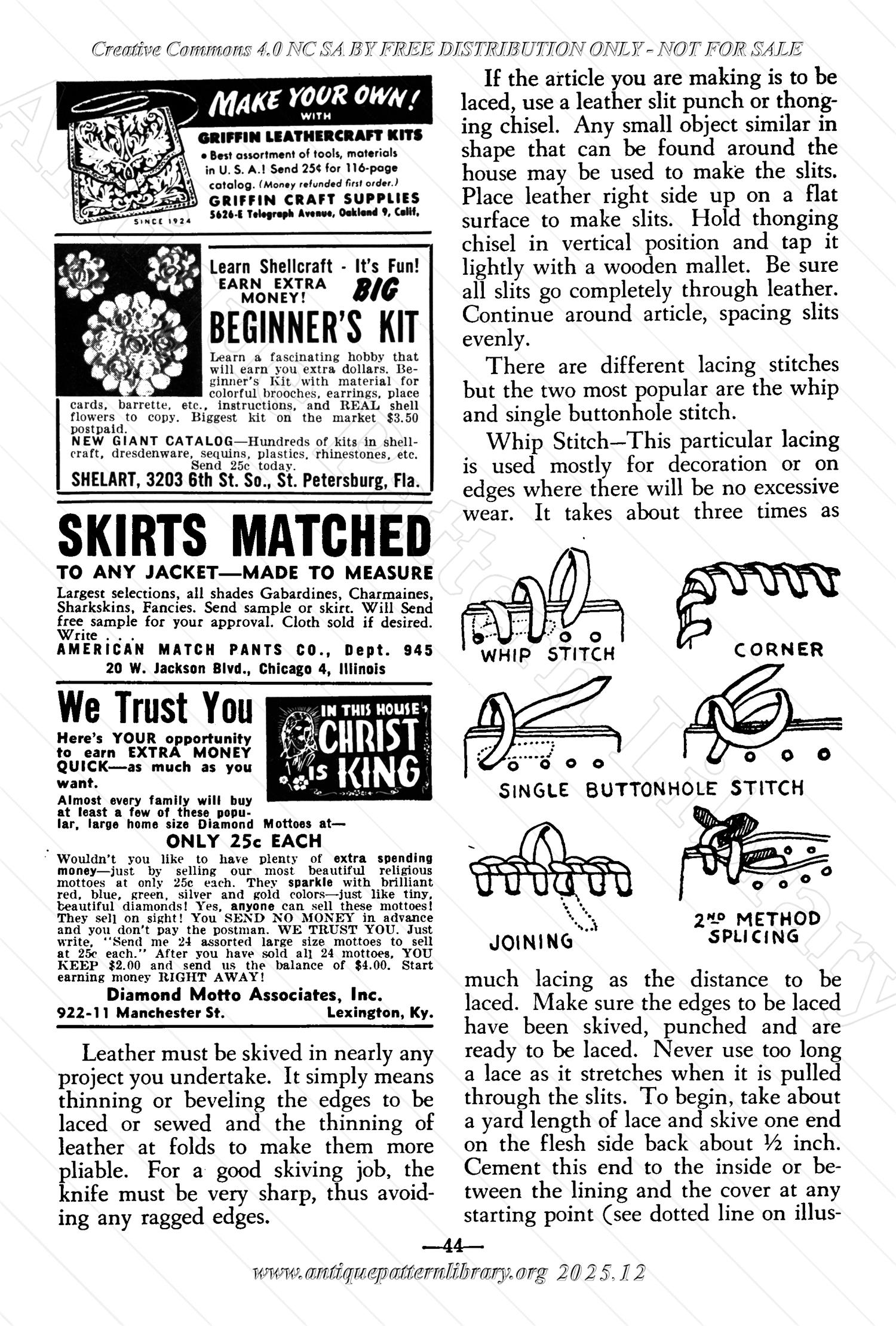 I-WB171f The Workbasket Volume 17 - October 1951 - No. 1