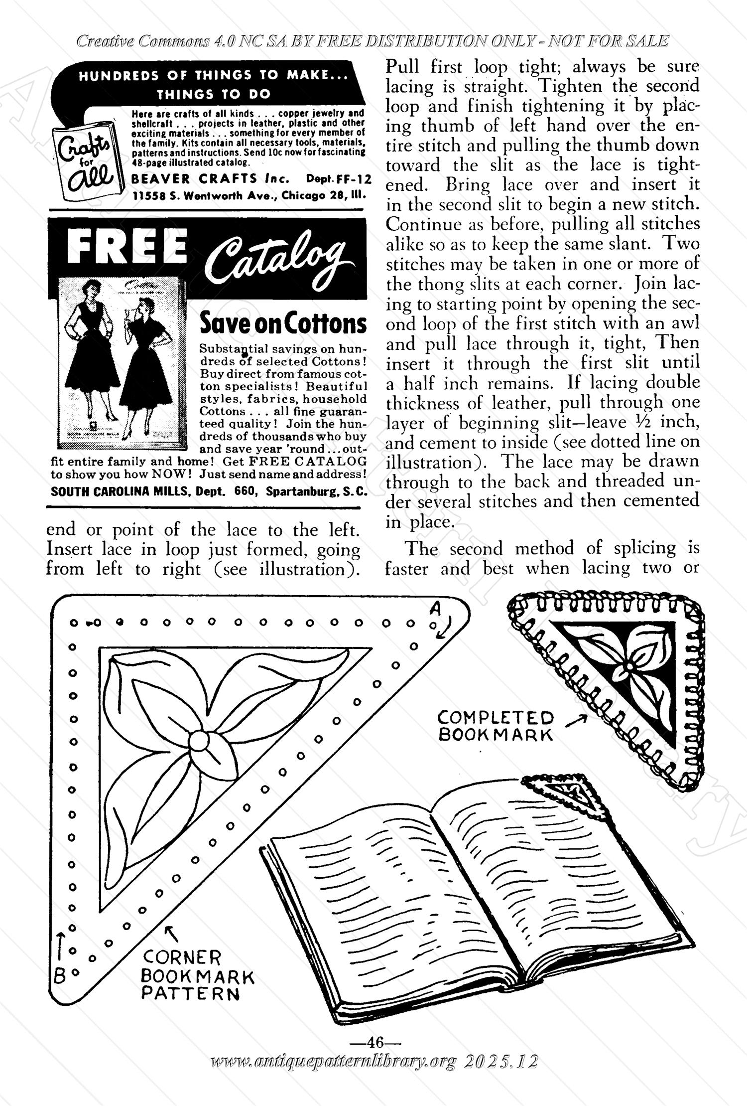 I-WB171f The Workbasket Volume 17 - October 1951 - No. 1