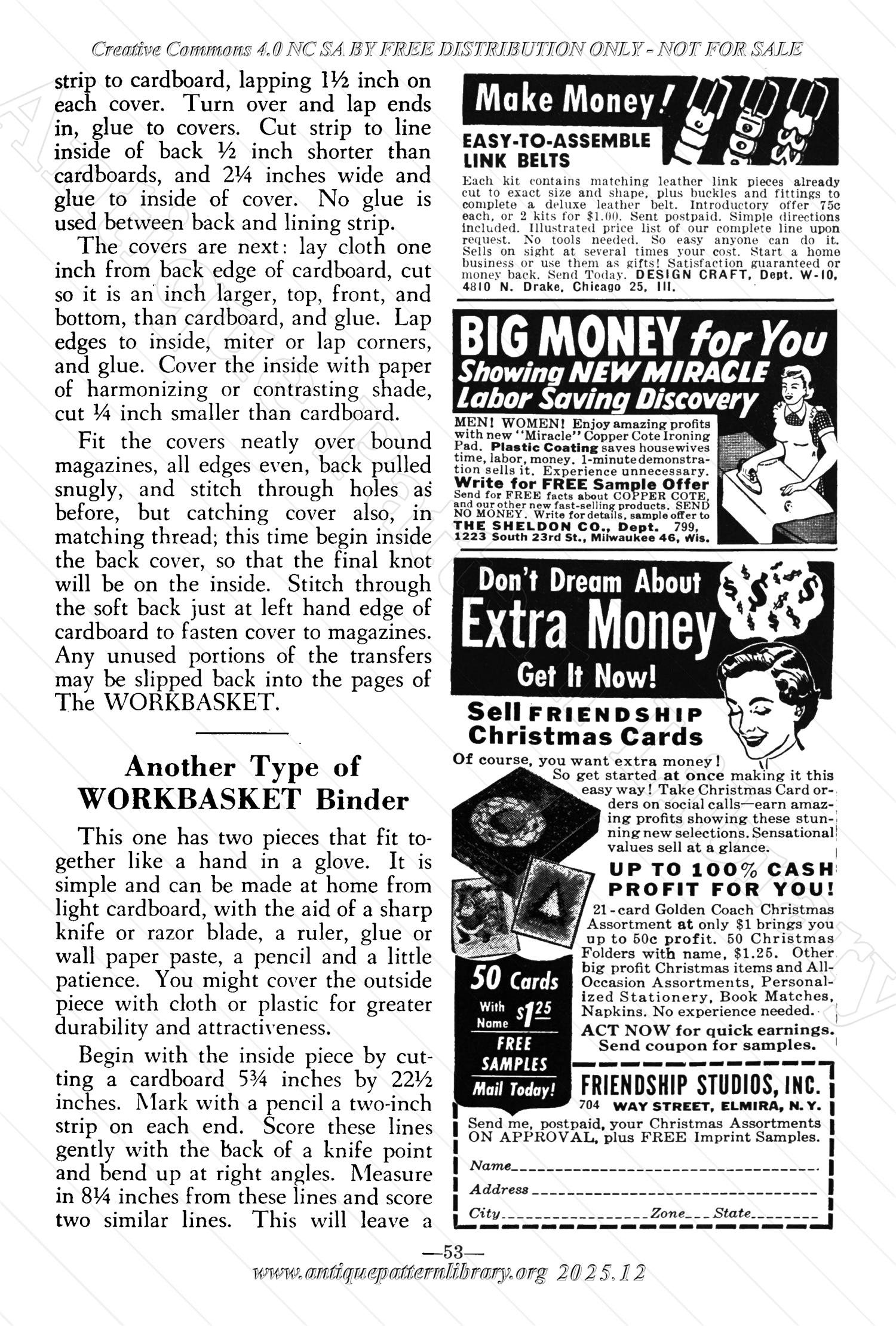 I-WB171f The Workbasket Volume 17 - October 1951 - No. 1