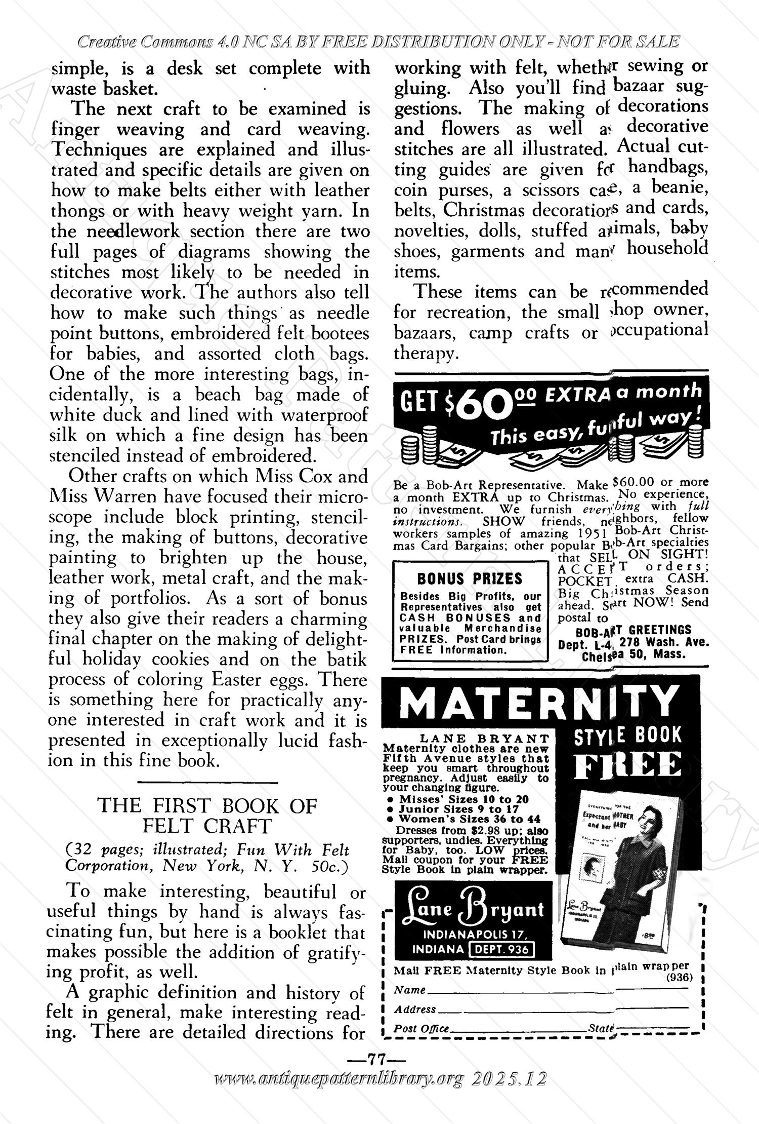 I-WB171f The Workbasket Volume 17 - October 1951 - No. 1