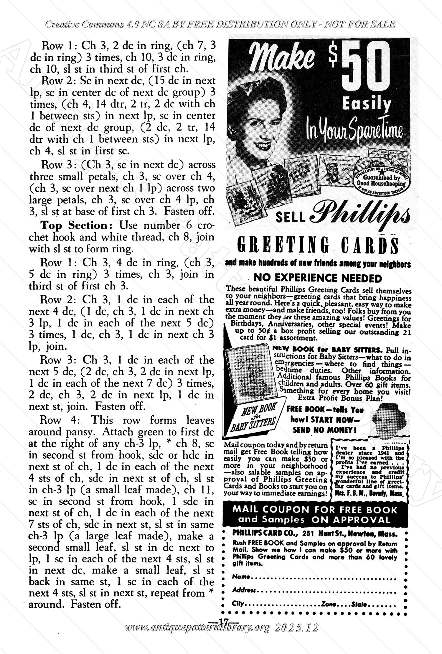 I-WB174 The Workbasket Volume 17 January 1952 No. 4