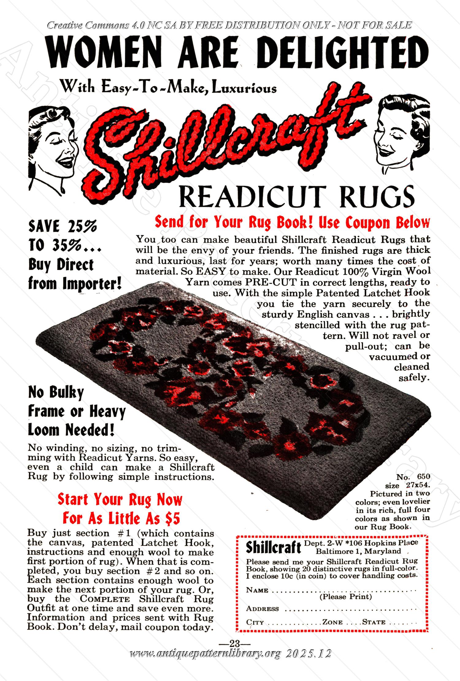 I-WB174 The Workbasket Volume 17 January 1952 No. 4