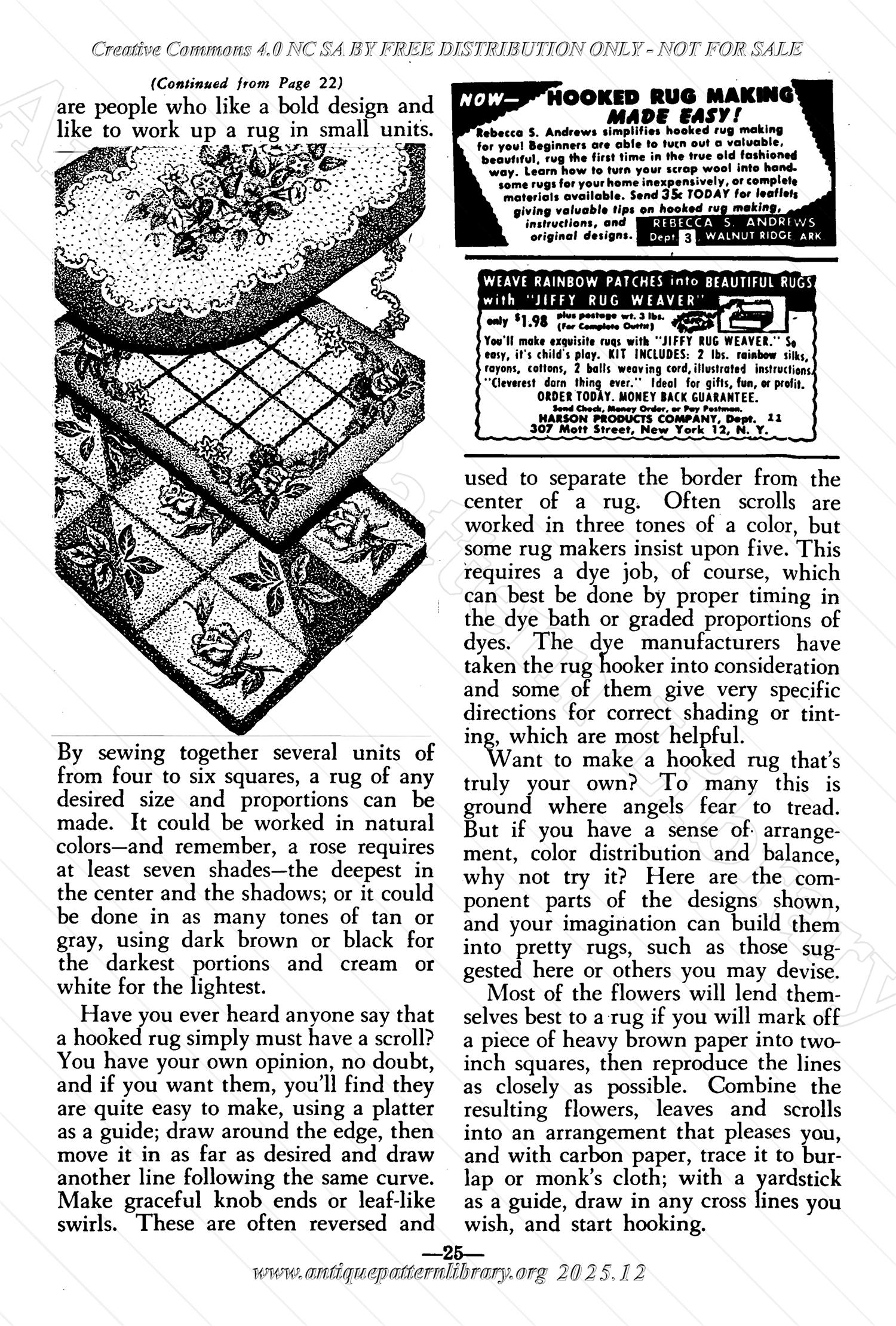 I-WB174 The Workbasket Volume 17 January 1952 No. 4