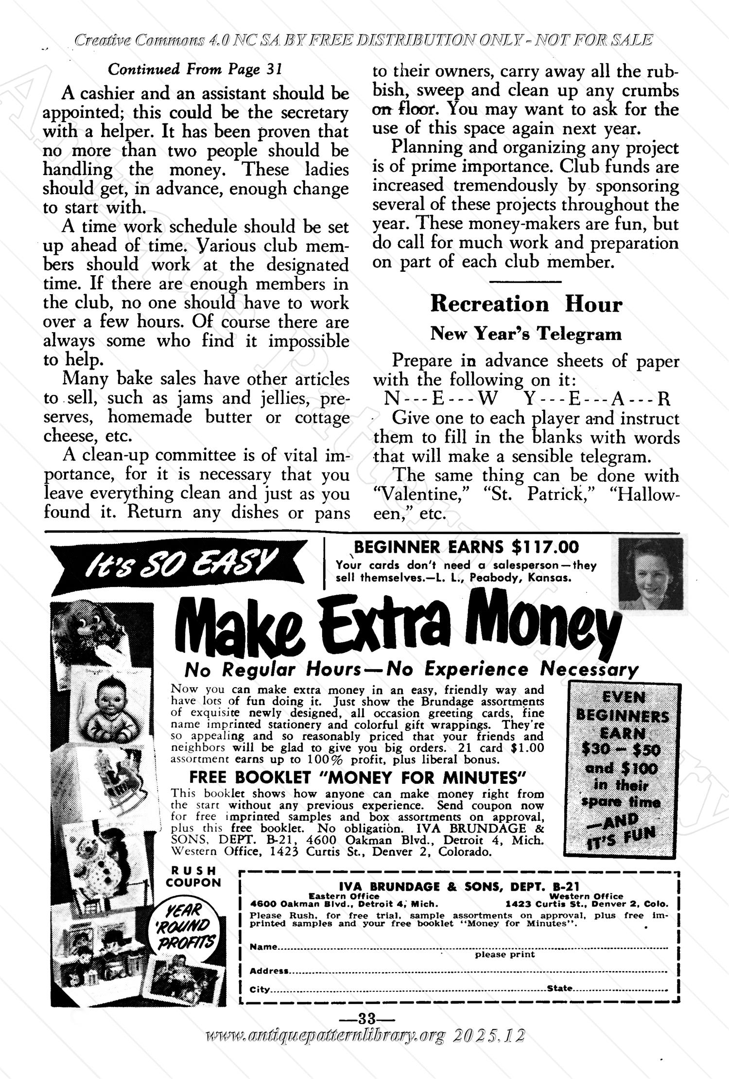 I-WB174 The Workbasket Volume 17 January 1952 No. 4