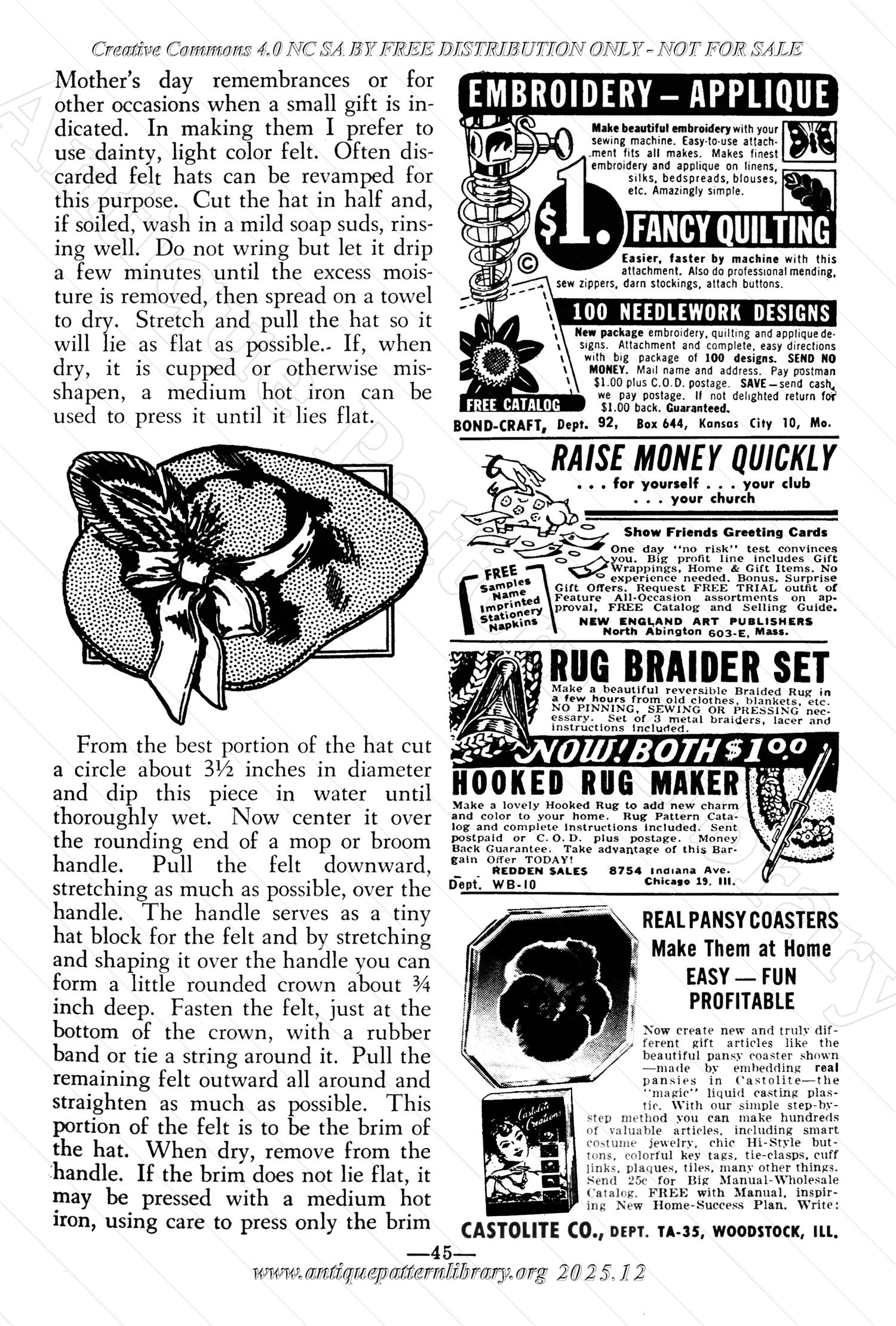 I-WB174 The Workbasket Volume 17 January 1952 No. 4
