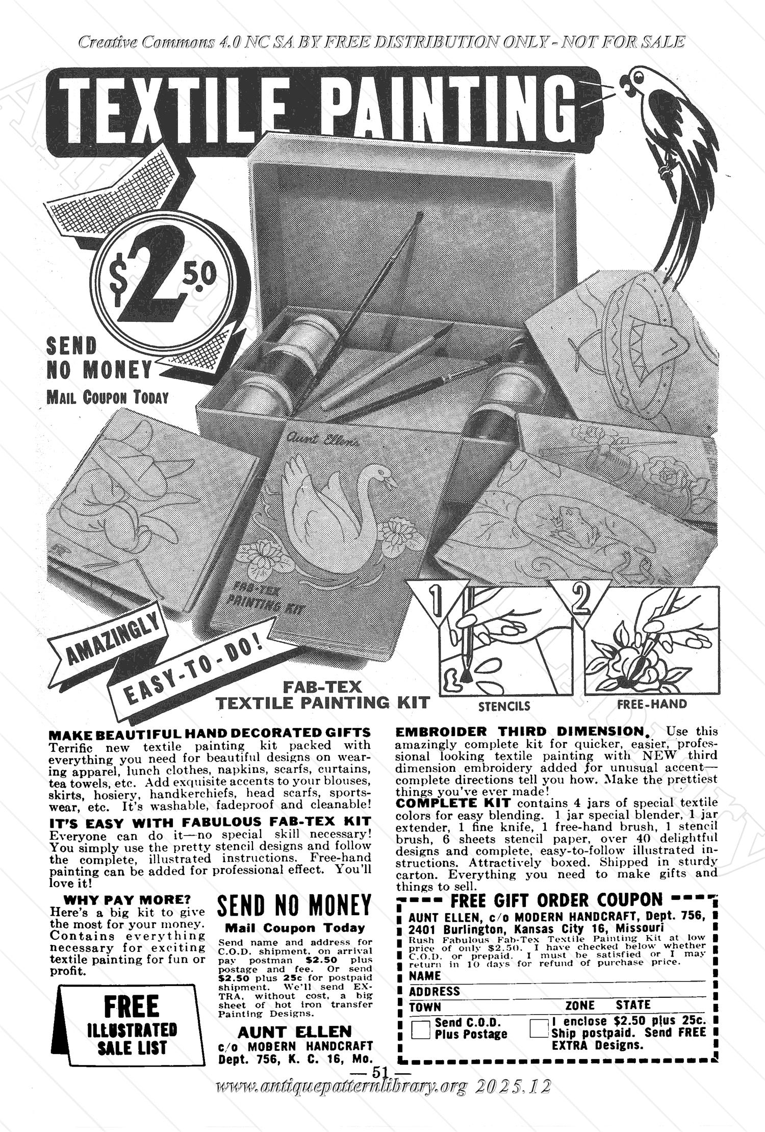 I-WB174 The Workbasket Volume 17 January 1952 No. 4