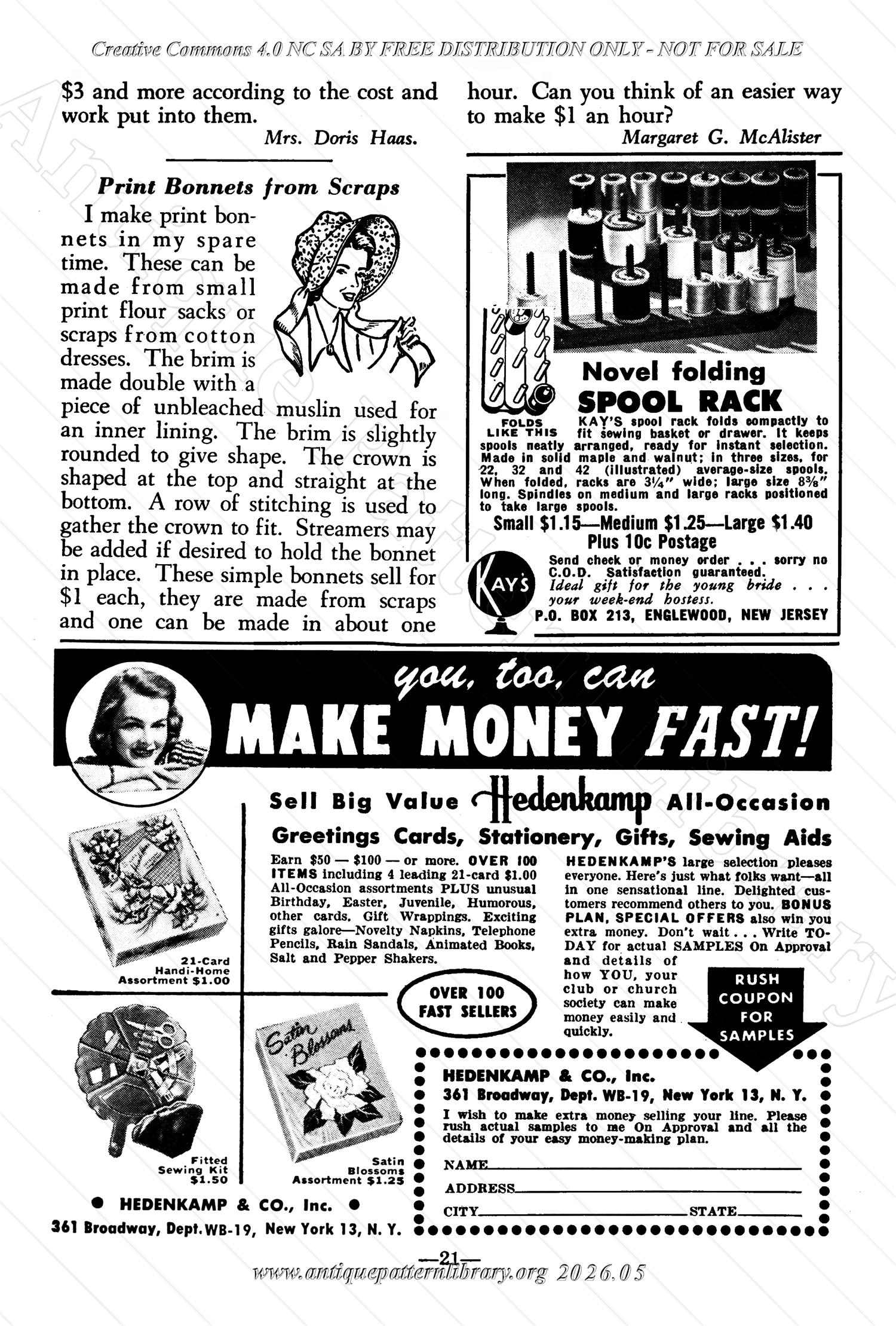I-WB175 The Workbasket Volume 17 February 1952 No. 5
