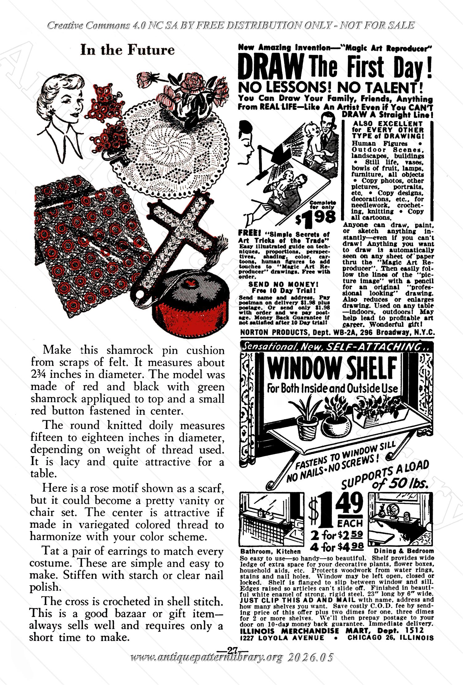I-WB175 The Workbasket Volume 17 February 1952 No. 5