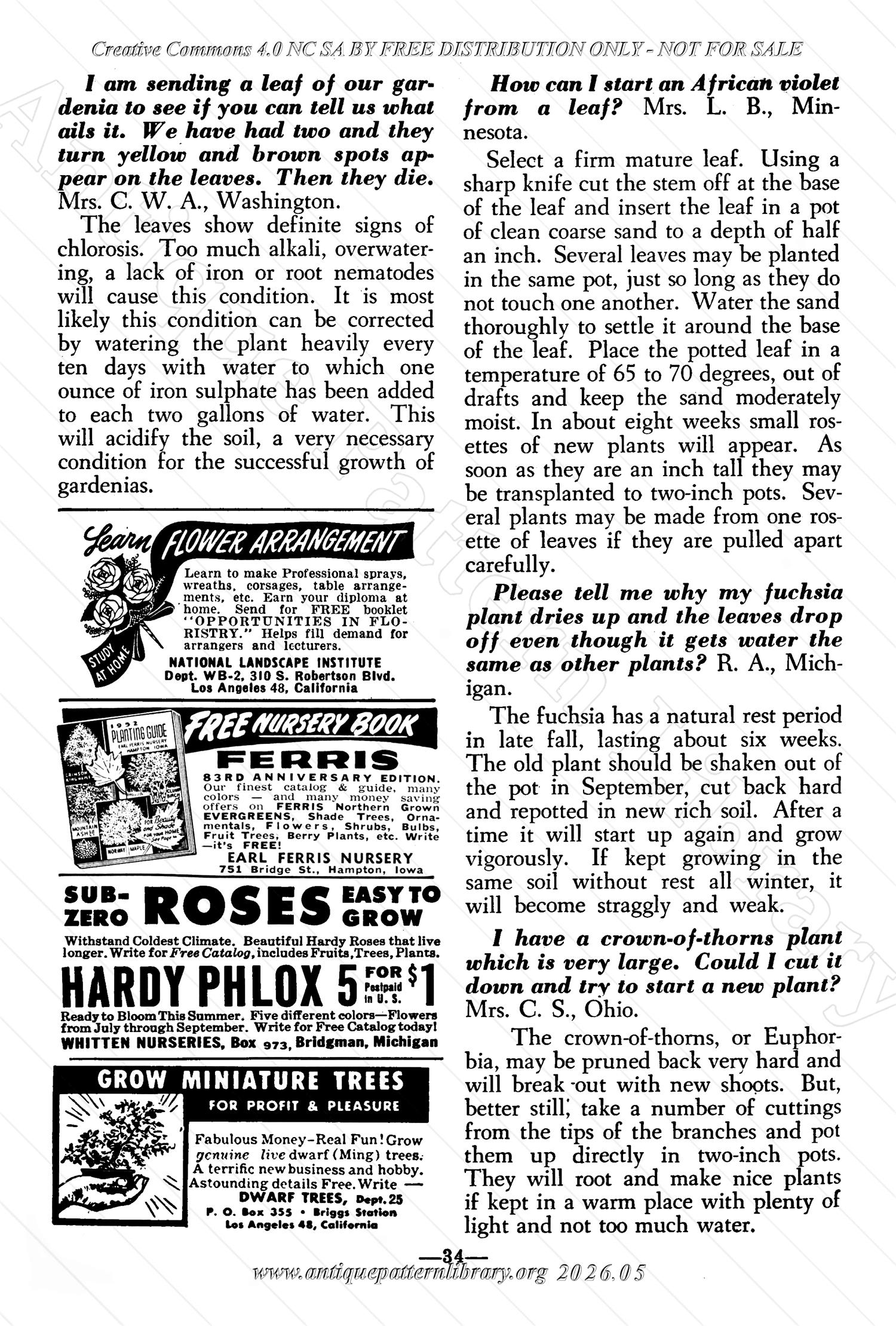 I-WB175 The Workbasket Volume 17 February 1952 No. 5