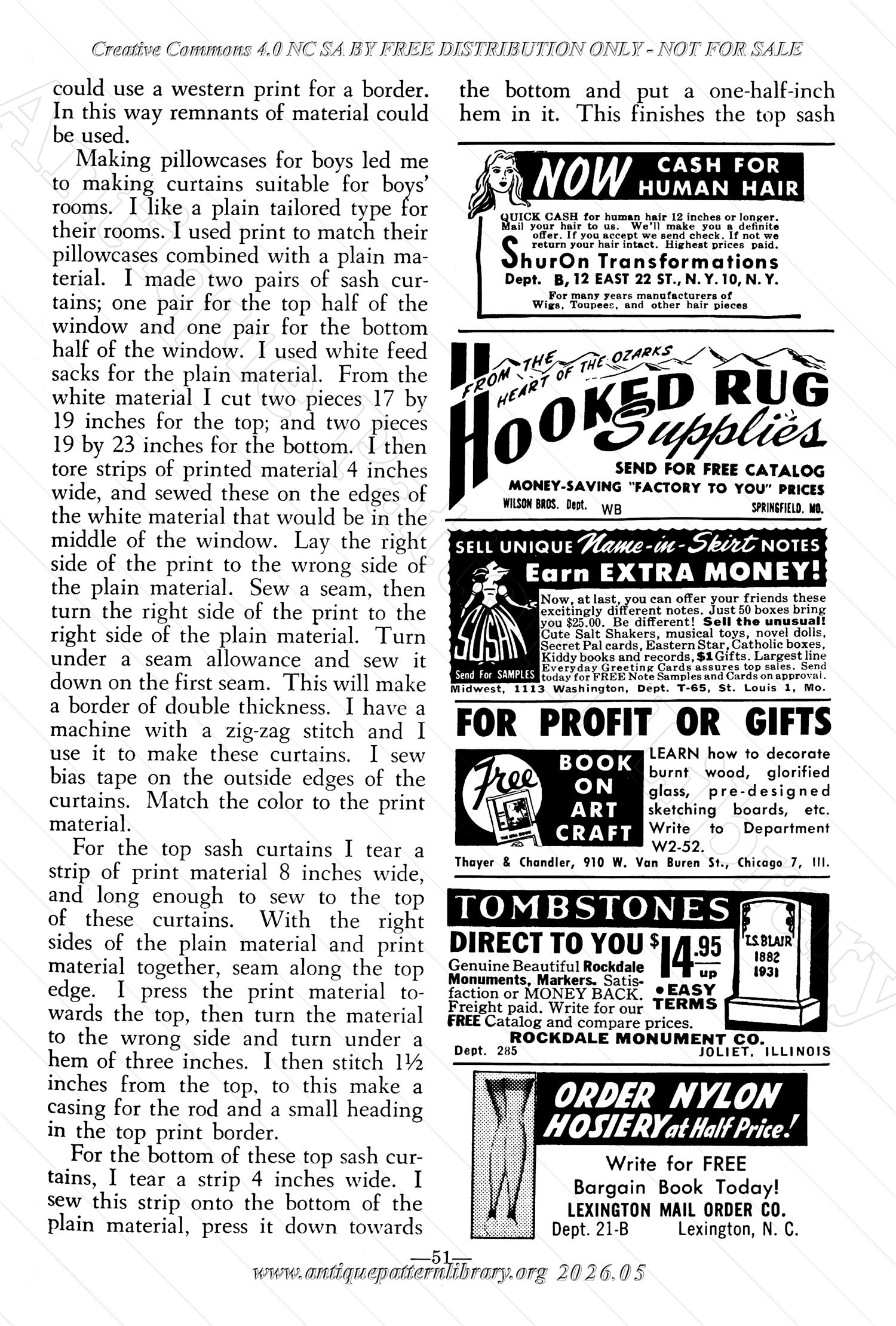 I-WB175 The Workbasket Volume 17 February 1952 No. 5