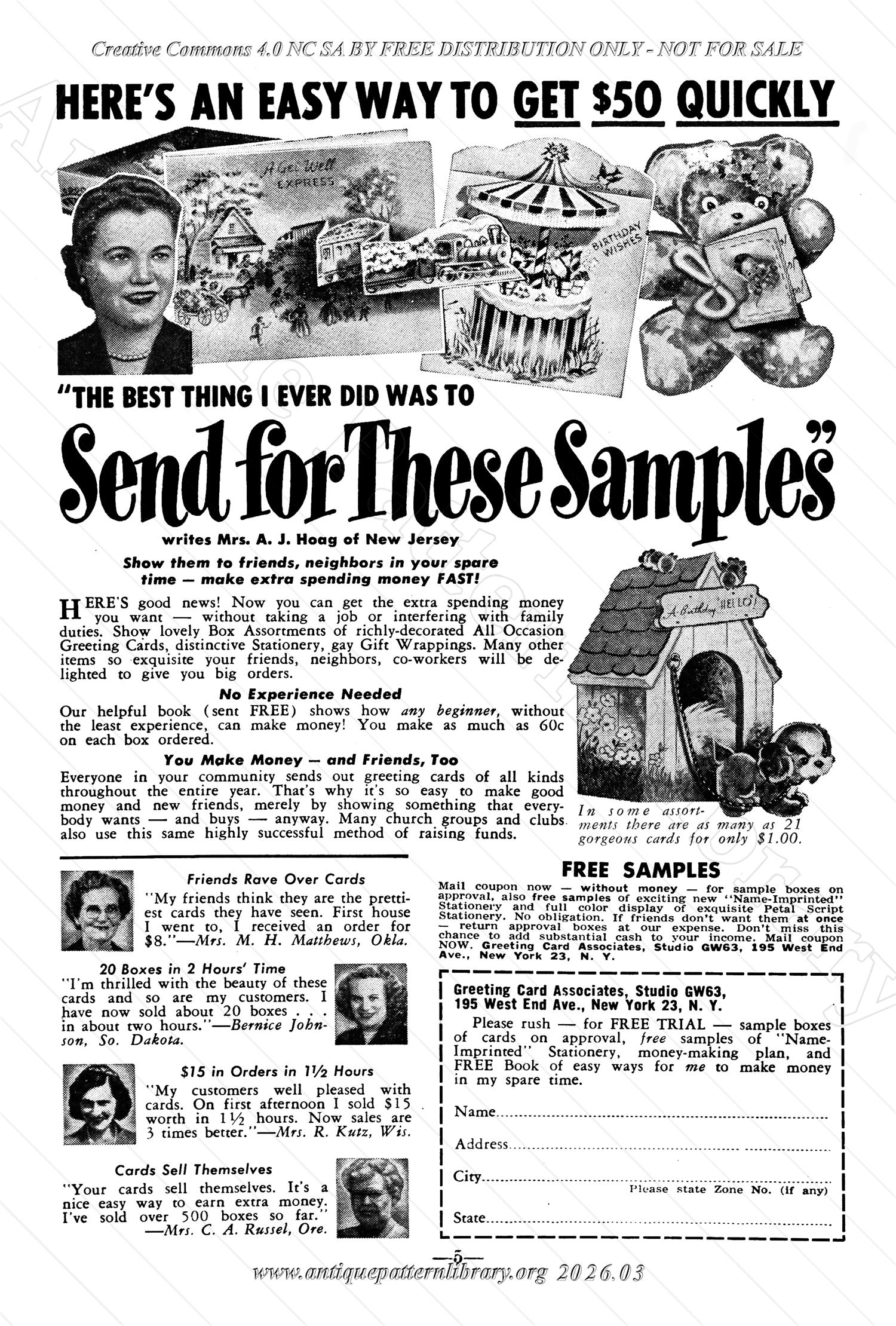 I-WB176 The Workbasket Volume 17 March 1952 No. 6