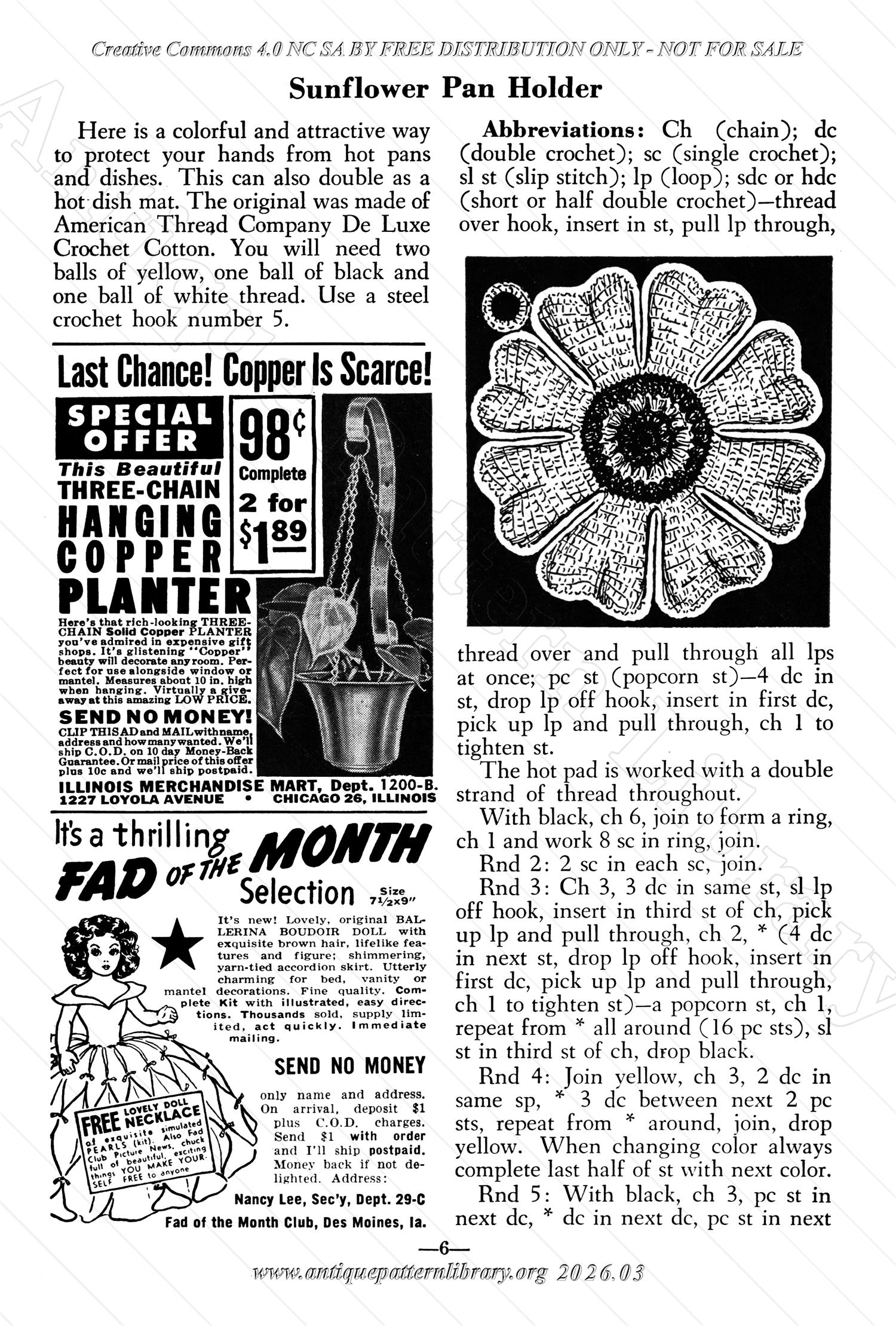I-WB176 The Workbasket Volume 17 March 1952 No. 6