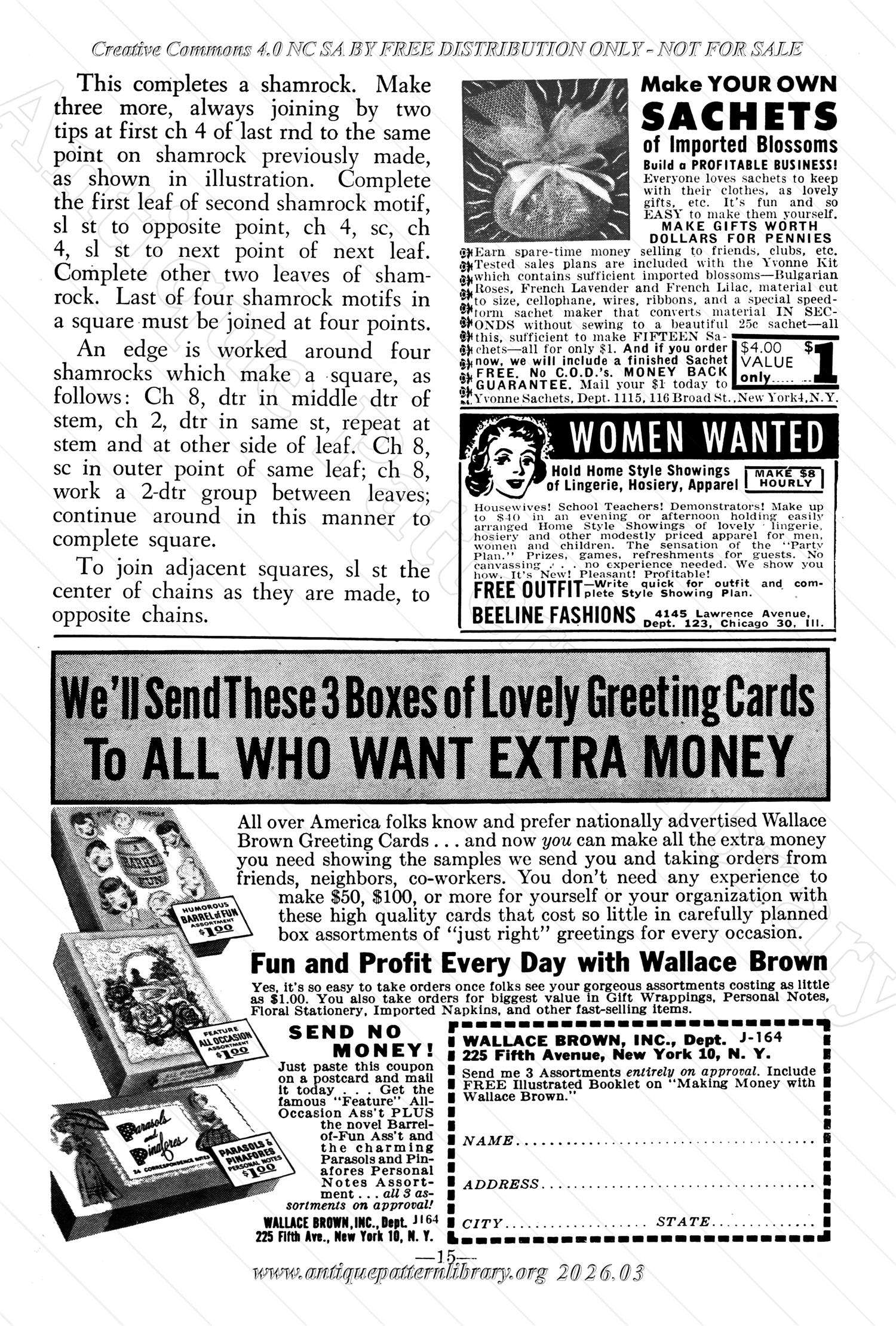 I-WB176 The Workbasket Volume 17 March 1952 No. 6