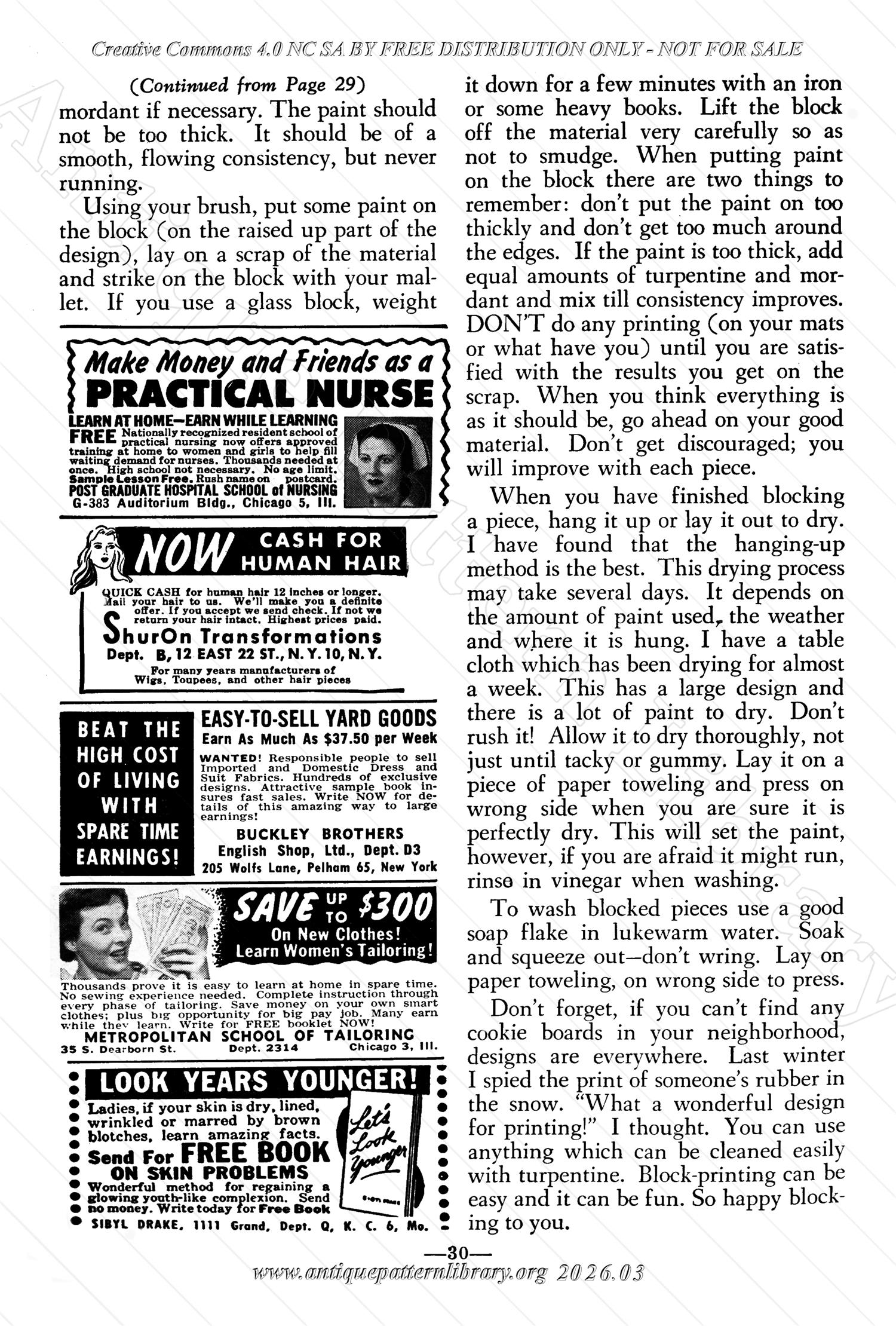 I-WB176 The Workbasket Volume 17 March 1952 No. 6