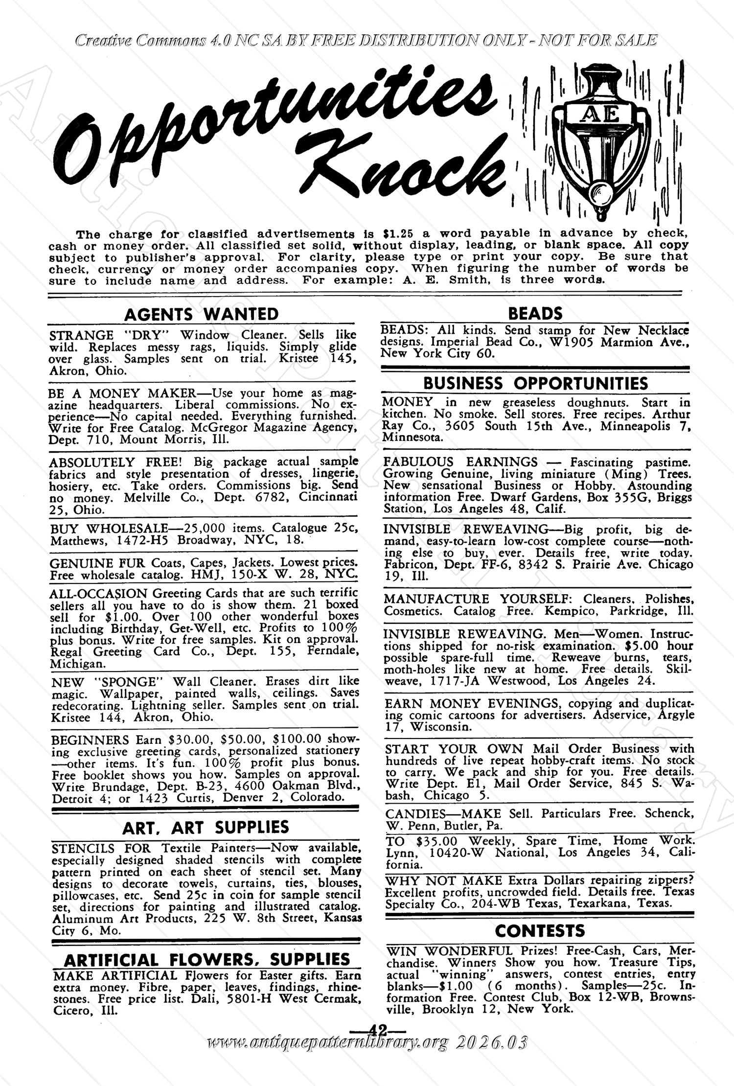 I-WB176 The Workbasket Volume 17 March 1952 No. 6