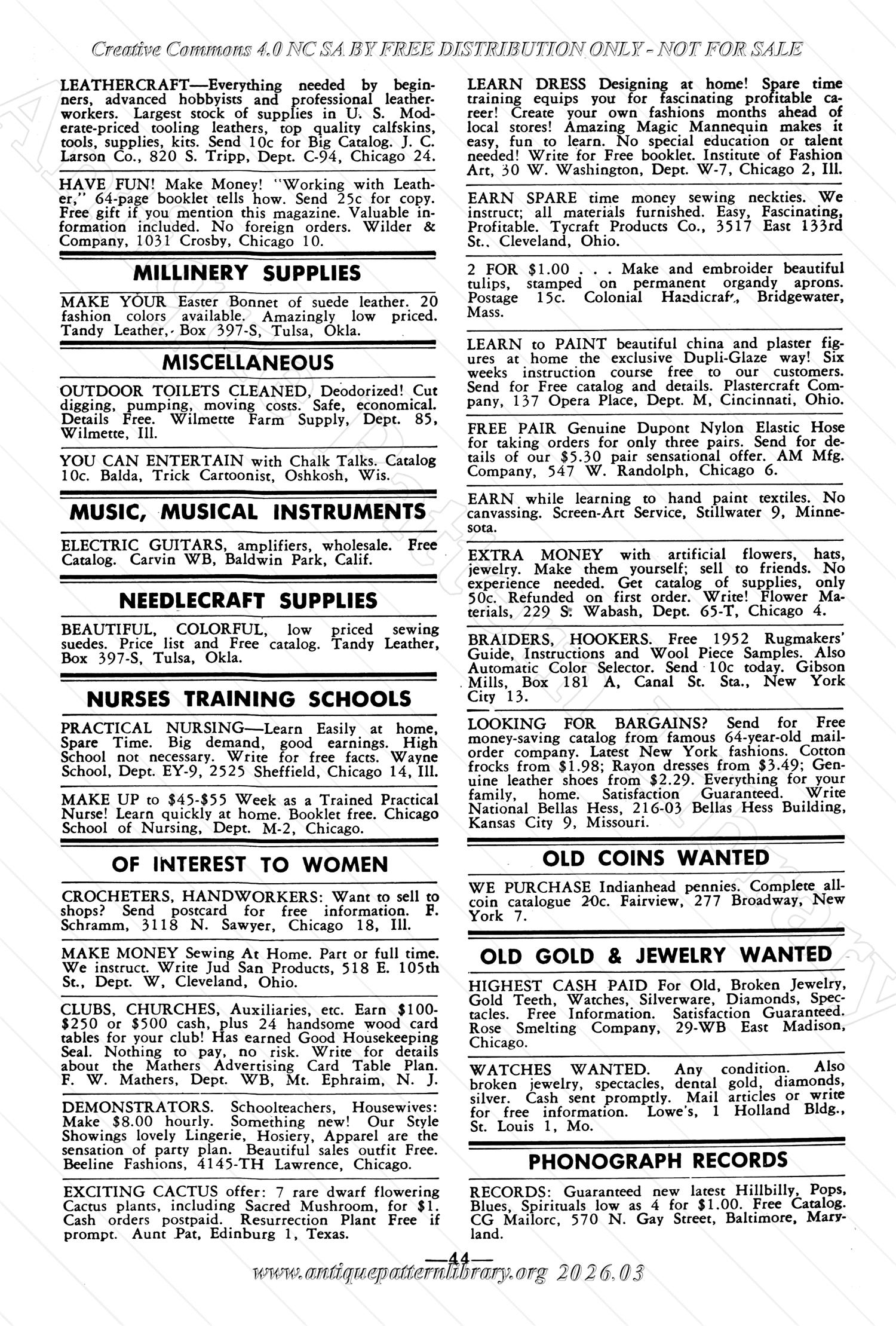 I-WB176 The Workbasket Volume 17 March 1952 No. 6