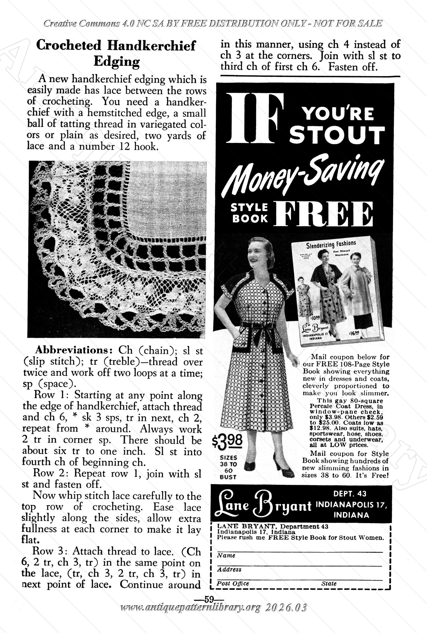 I-WB176 The Workbasket Volume 17 March 1952 No. 6