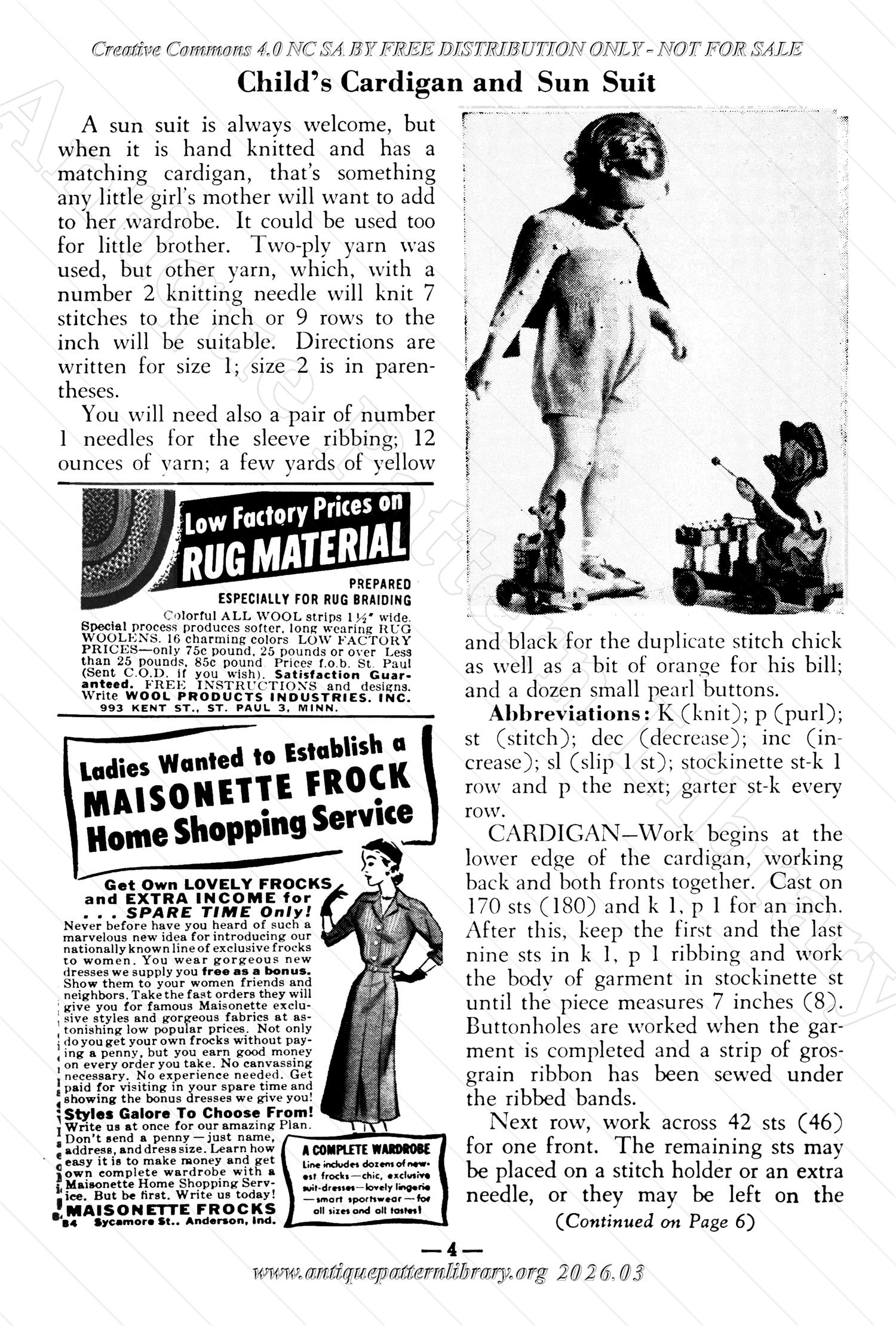 I-WB177 The Workbasket Volume 17 April 1952 No. 7