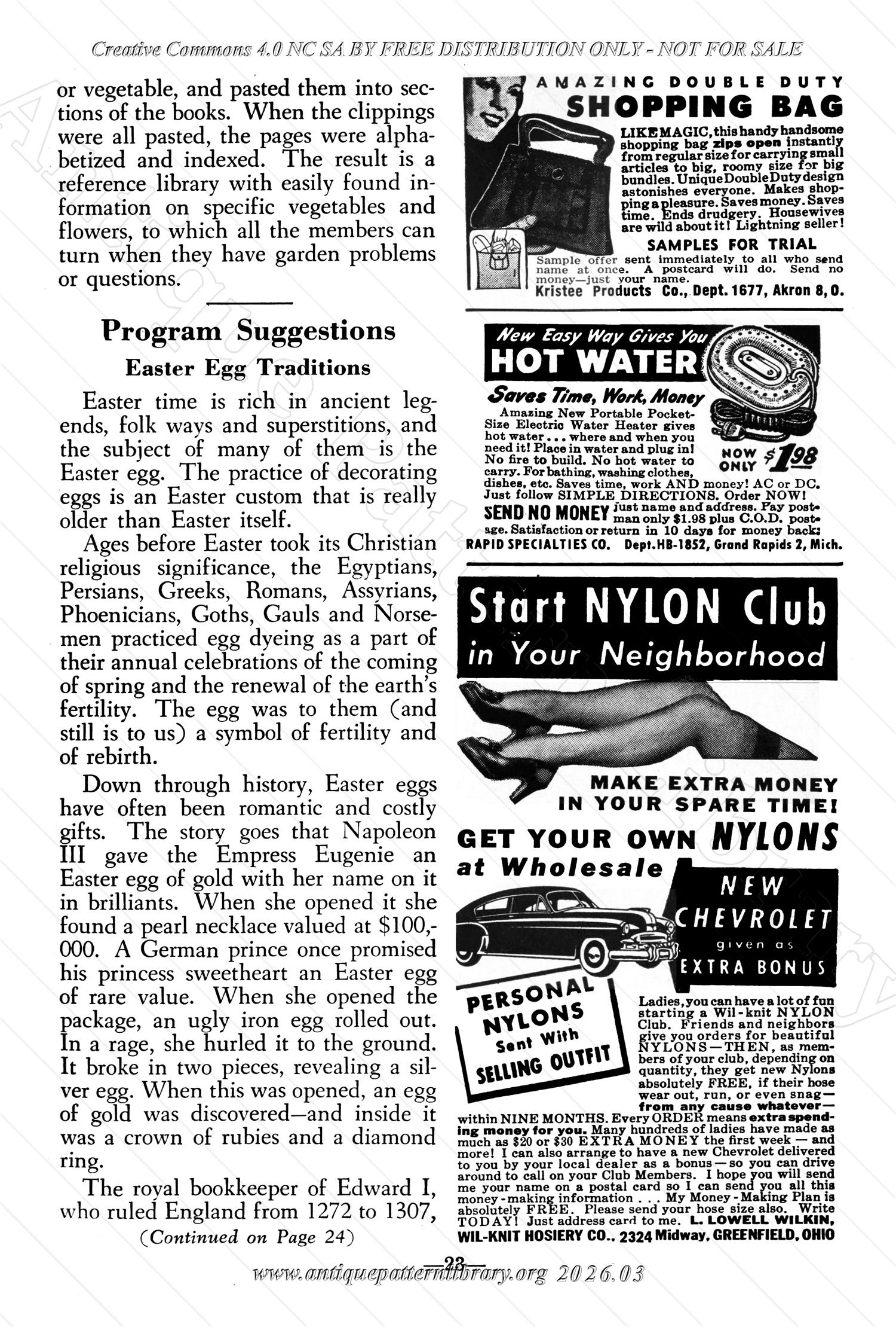 I-WB177 The Workbasket Volume 17 April 1952 No. 7