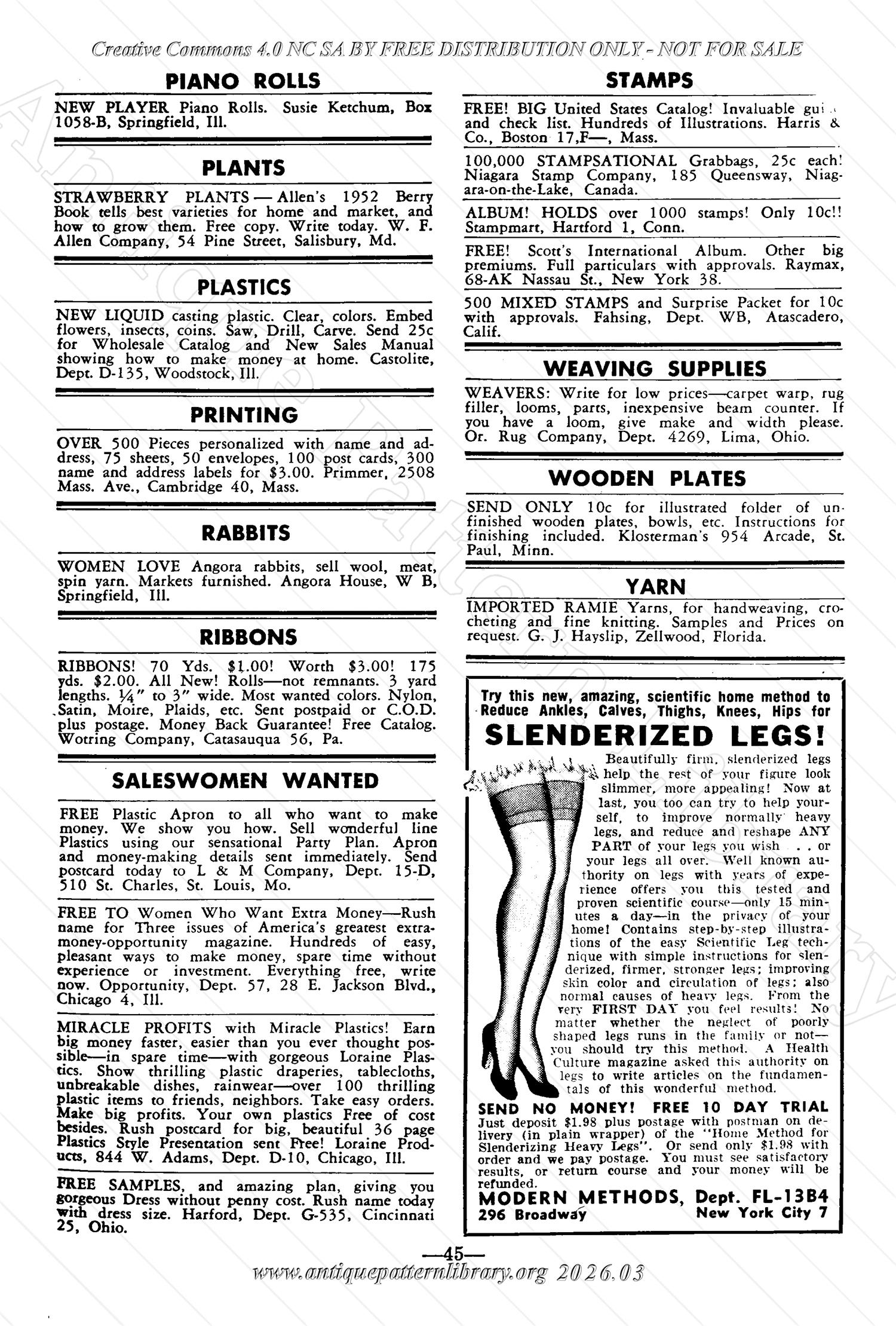 I-WB177 The Workbasket Volume 17 April 1952 No. 7