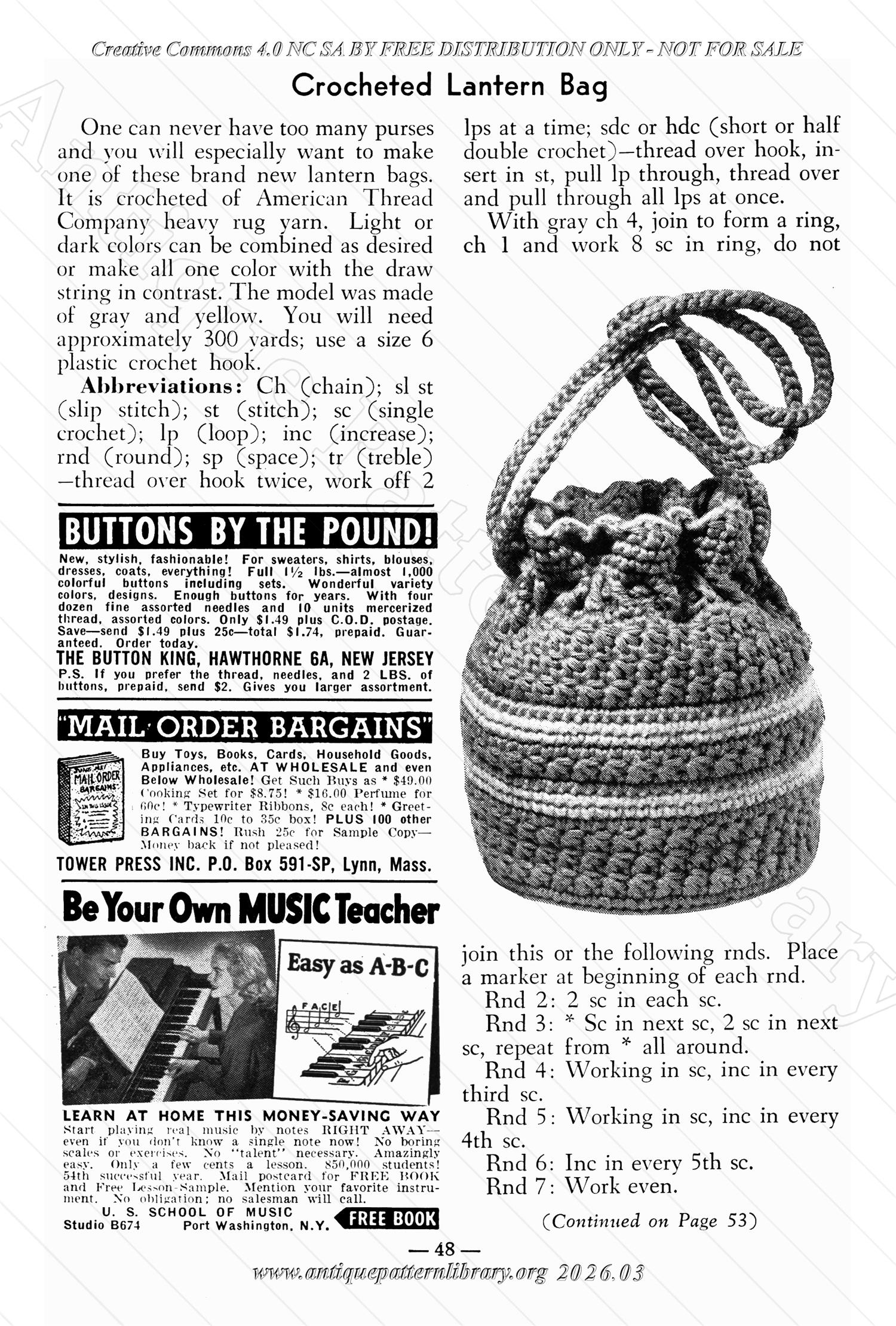 I-WB177 The Workbasket Volume 17 April 1952 No. 7