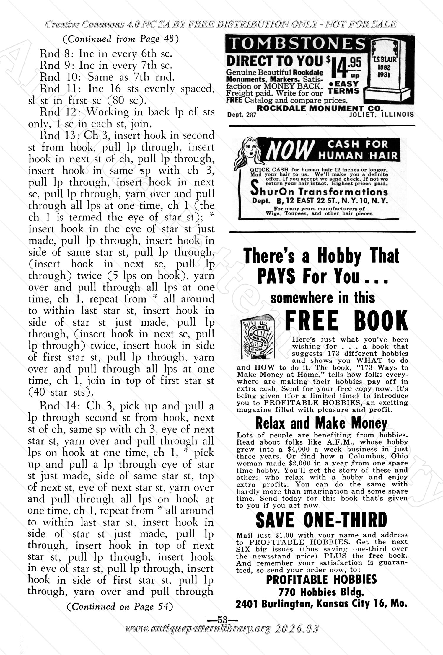 I-WB177 The Workbasket Volume 17 April 1952 No. 7