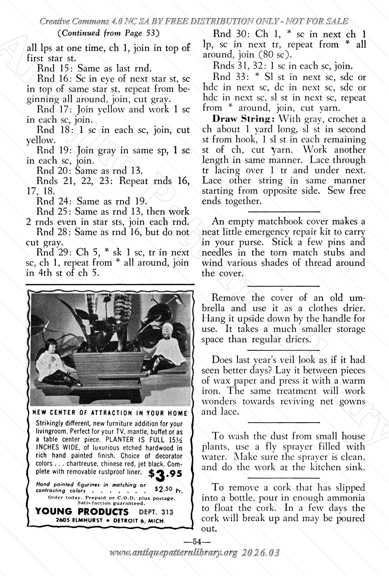 I-WB177 The Workbasket Volume 17 April 1952 No. 7
