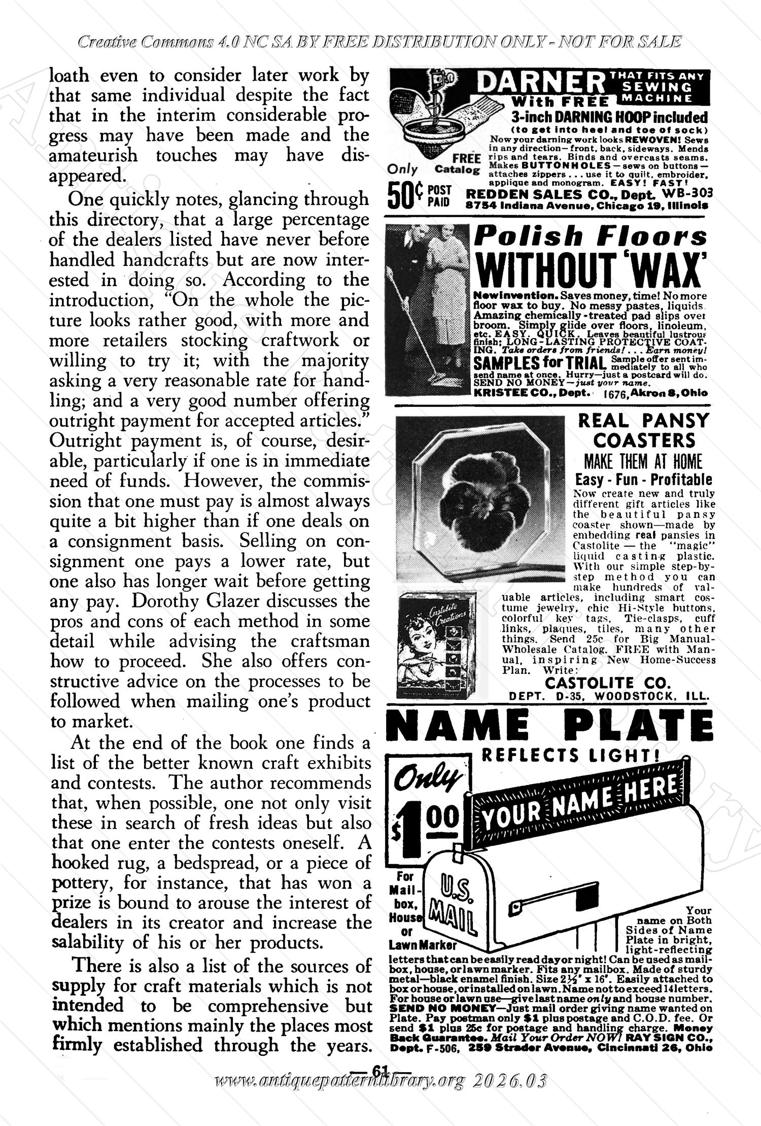 I-WB177 The Workbasket Volume 17 April 1952 No. 7