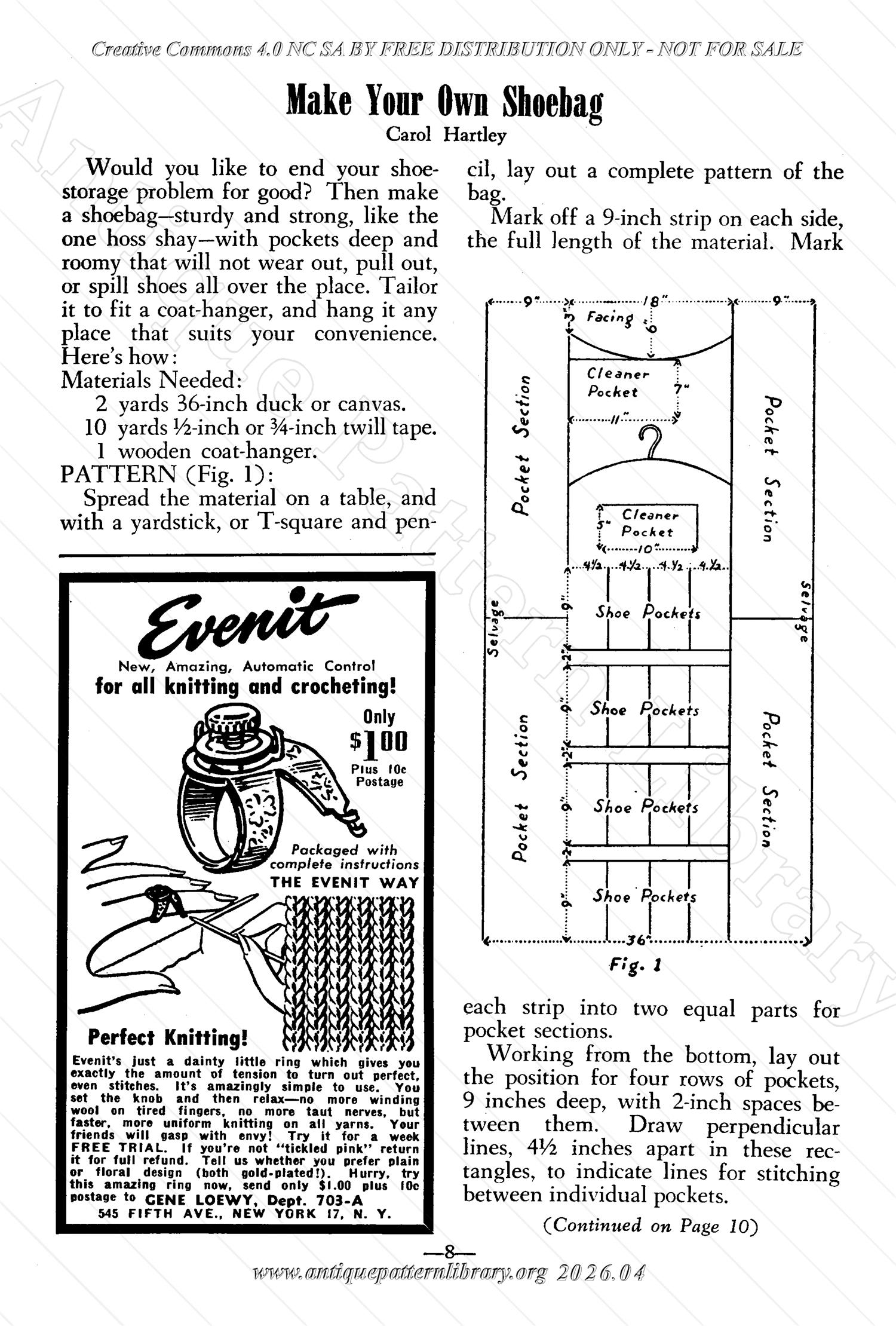 I-WB17A The Workbasket Volume 17 July 1952 No. 10