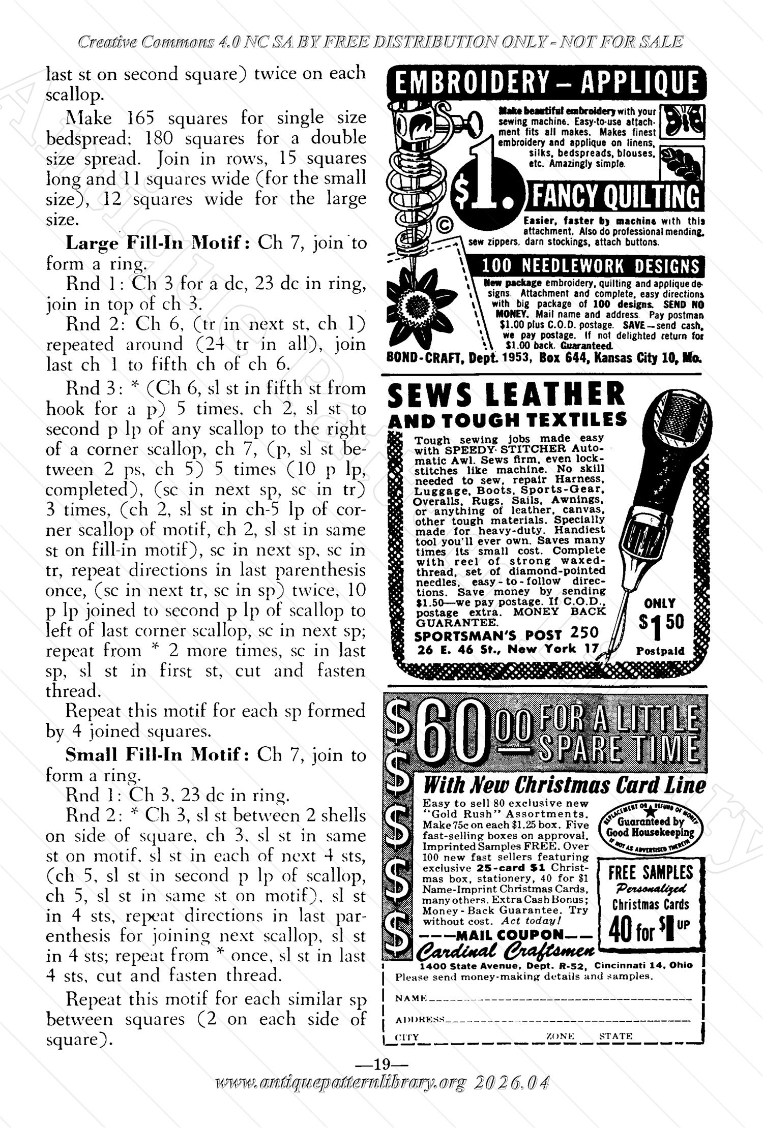 I-WB17A The Workbasket Volume 17 July 1952 No. 10