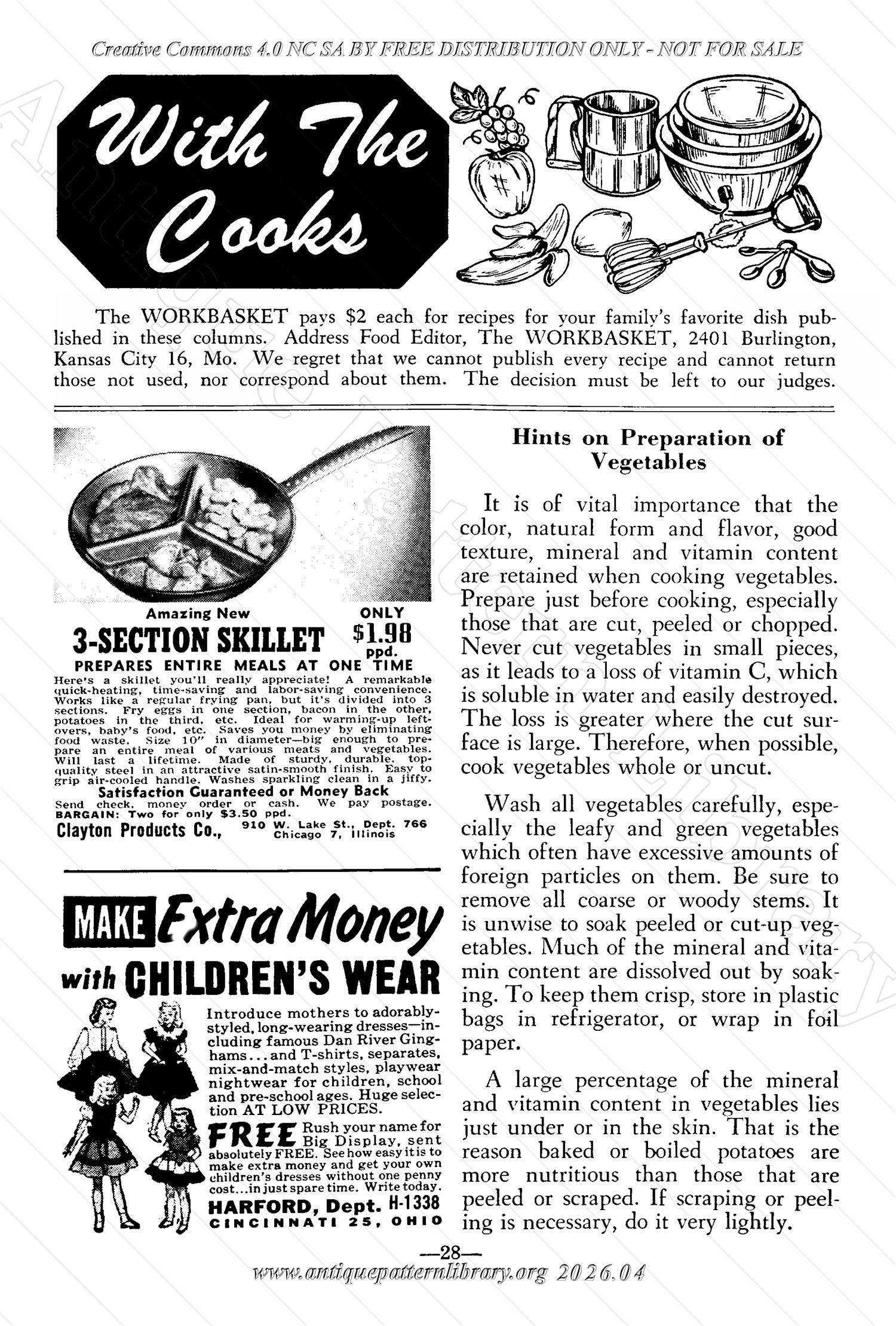 I-WB17A The Workbasket Volume 17 July 1952 No. 10