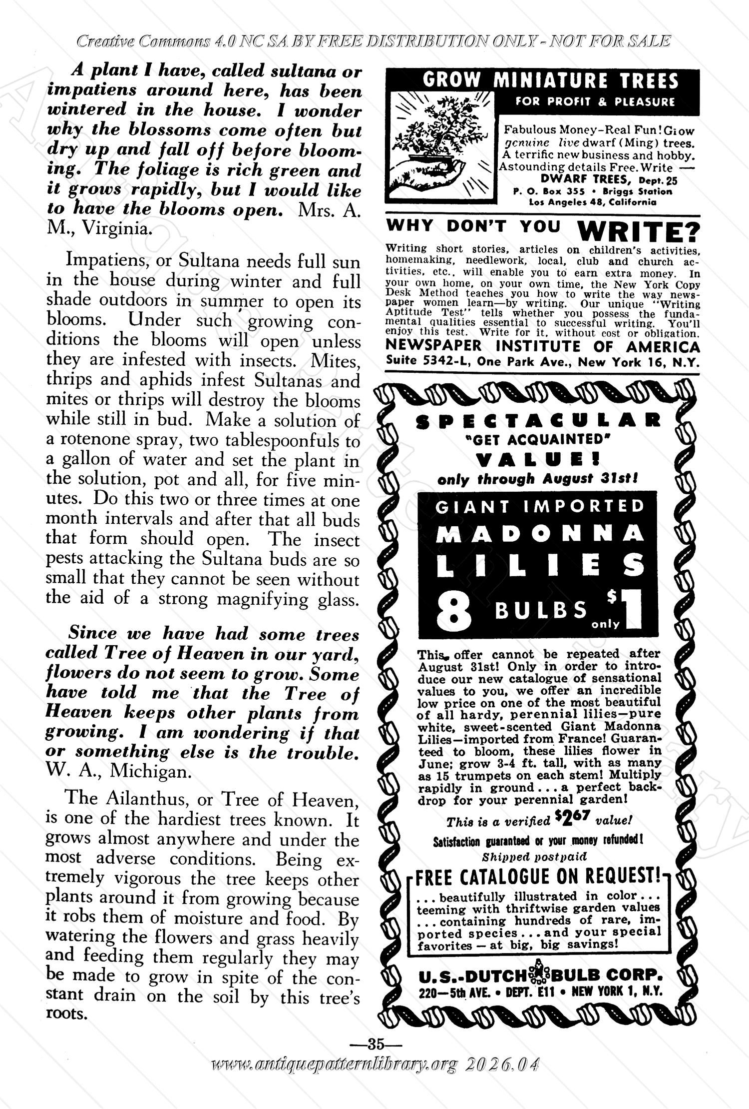 I-WB17A The Workbasket Volume 17 July 1952 No. 10