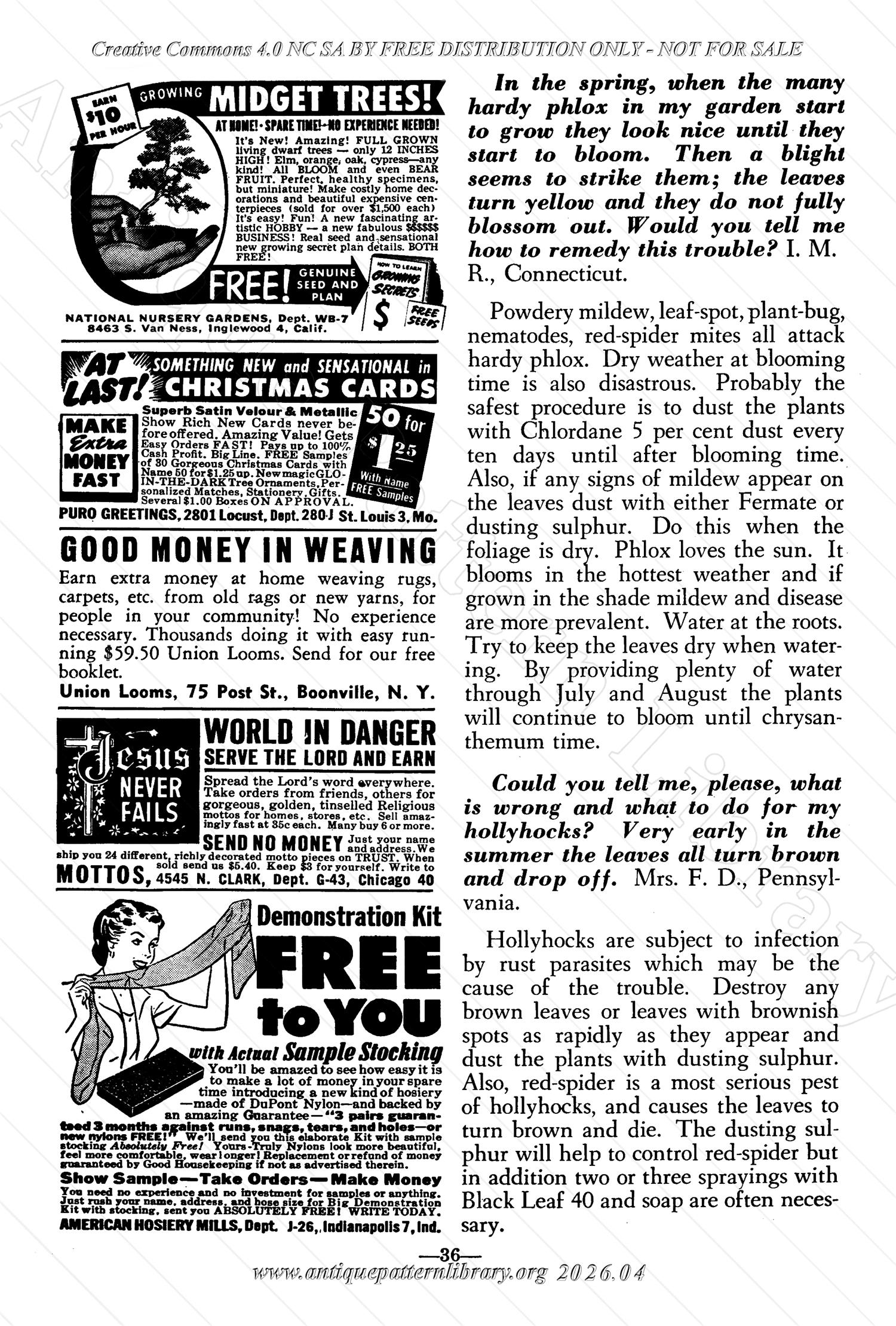 I-WB17A The Workbasket Volume 17 July 1952 No. 10