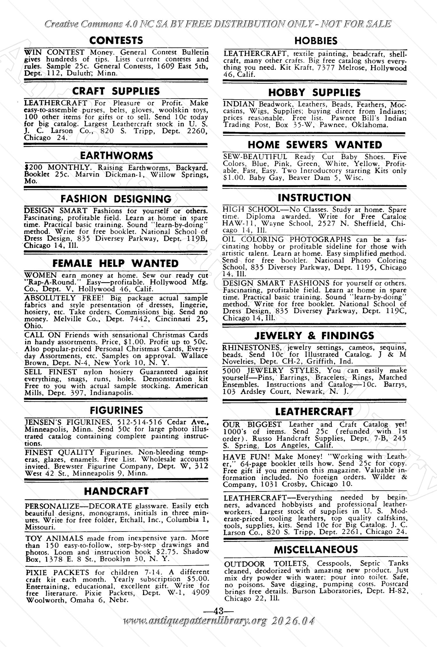 I-WB17A The Workbasket Volume 17 July 1952 No. 10